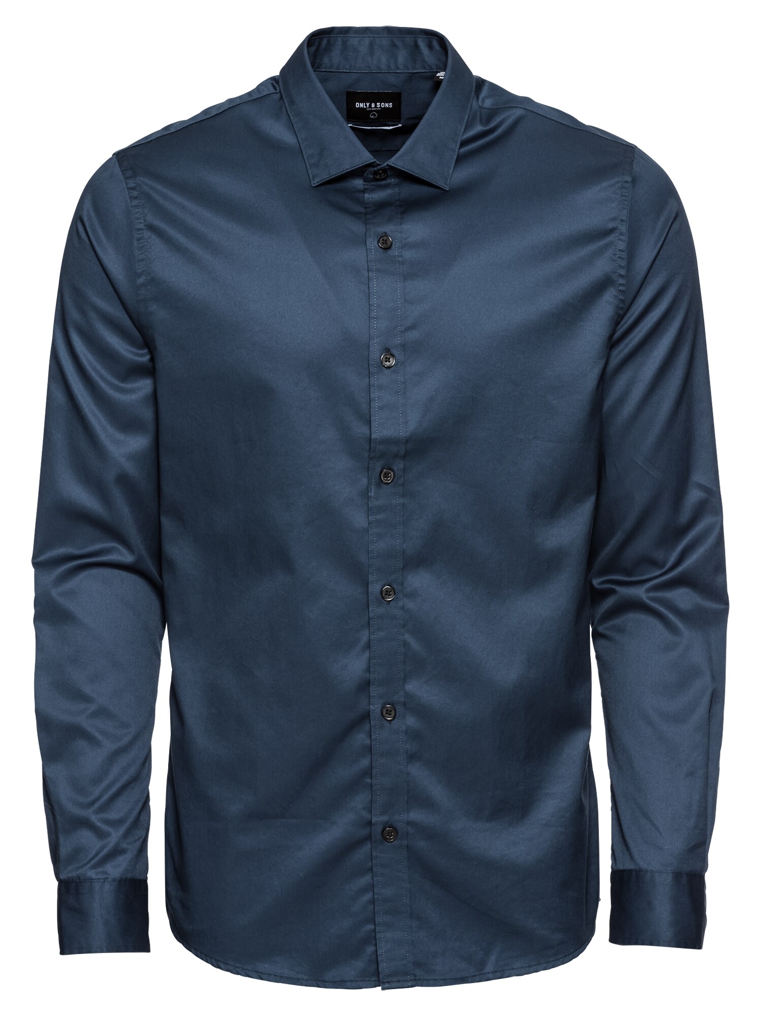 Only & Sons Dalykiniai marškiniai 'onsALVES LS 2-PLY EASY IRON SHIRT NOOS'  tamsiai mėlyna