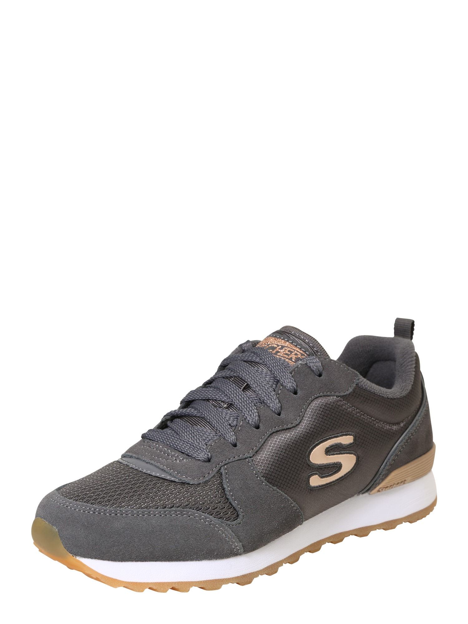SKECHERS Nízke tenisky 'Gold'n Gurl'  sivá / rosé