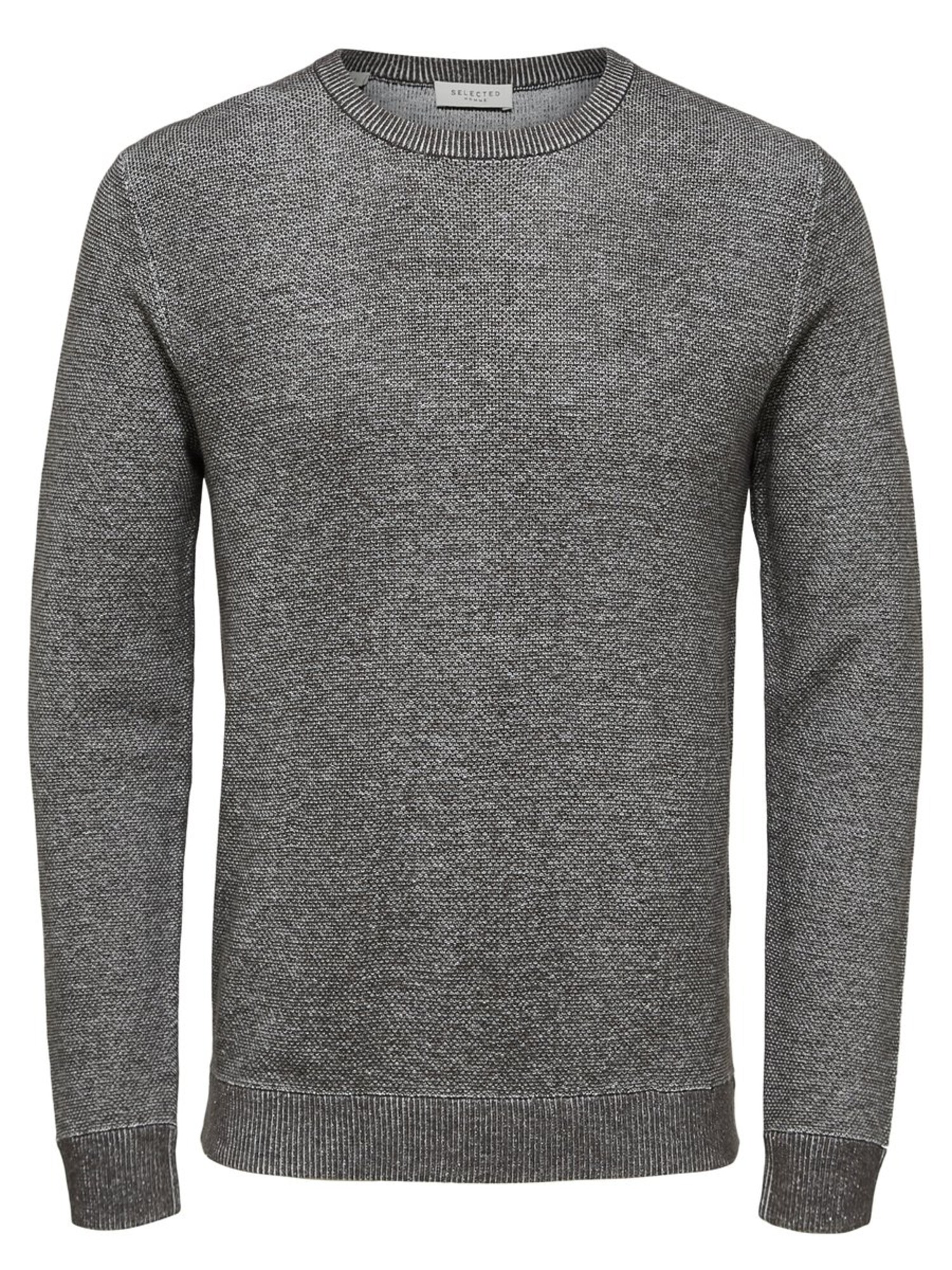 Selected Homme Heren Trui Slhnewjeff Crew Neck W Antraciet selected homme kopen in de aanbieding