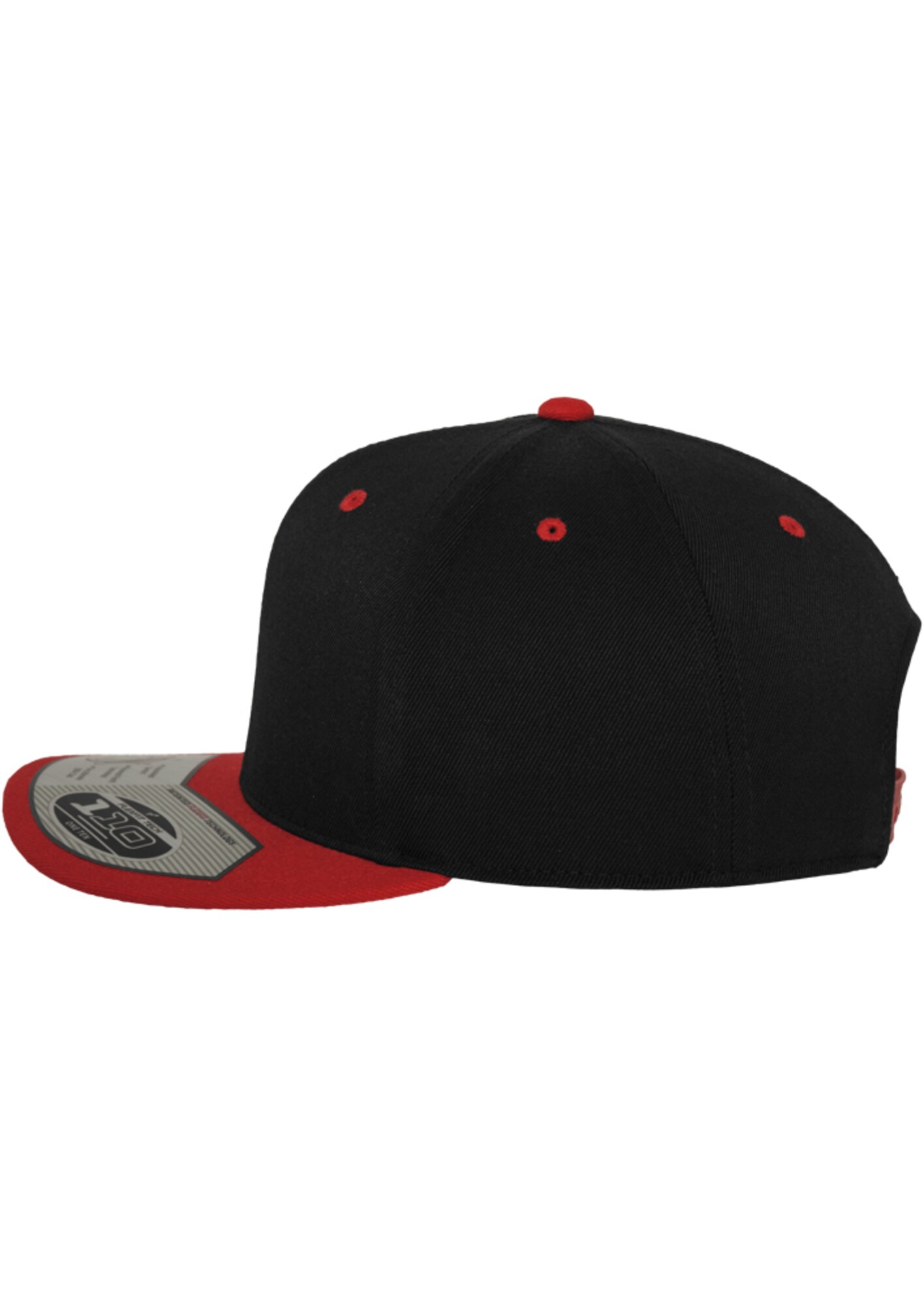 Flexfit Čiapka '110 Fitted' ohnivo červená / čierna (obrázok 5)