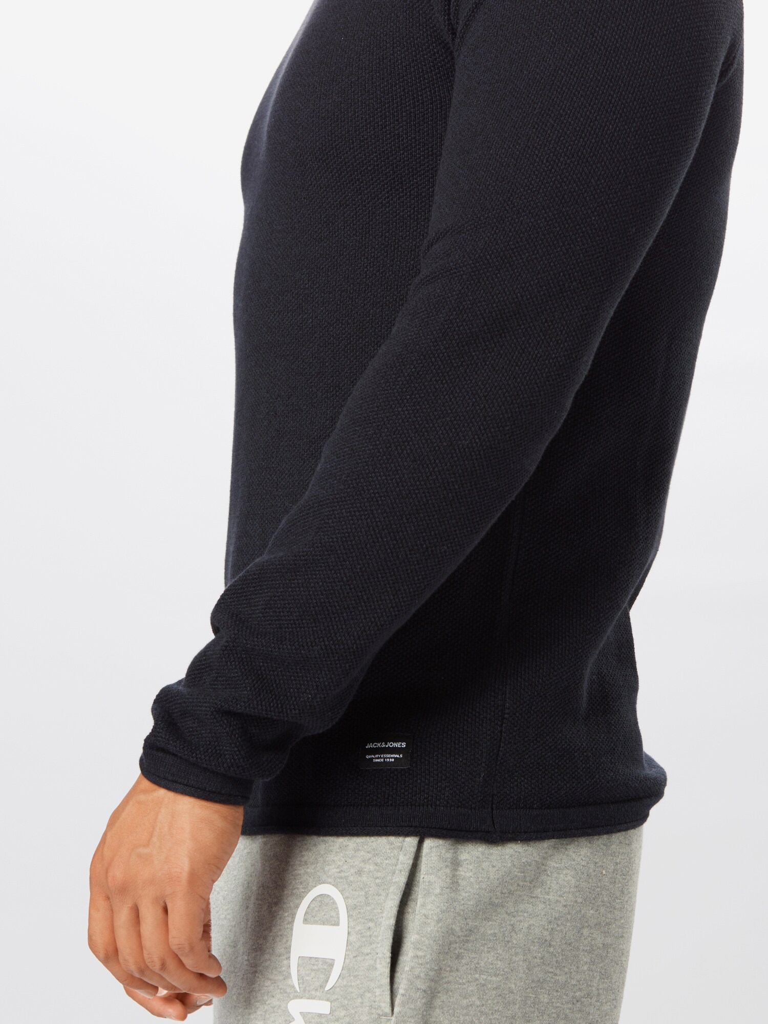 JACK & JONES Sveter 'JJEHill' tmavomodrá (obrázok 4)