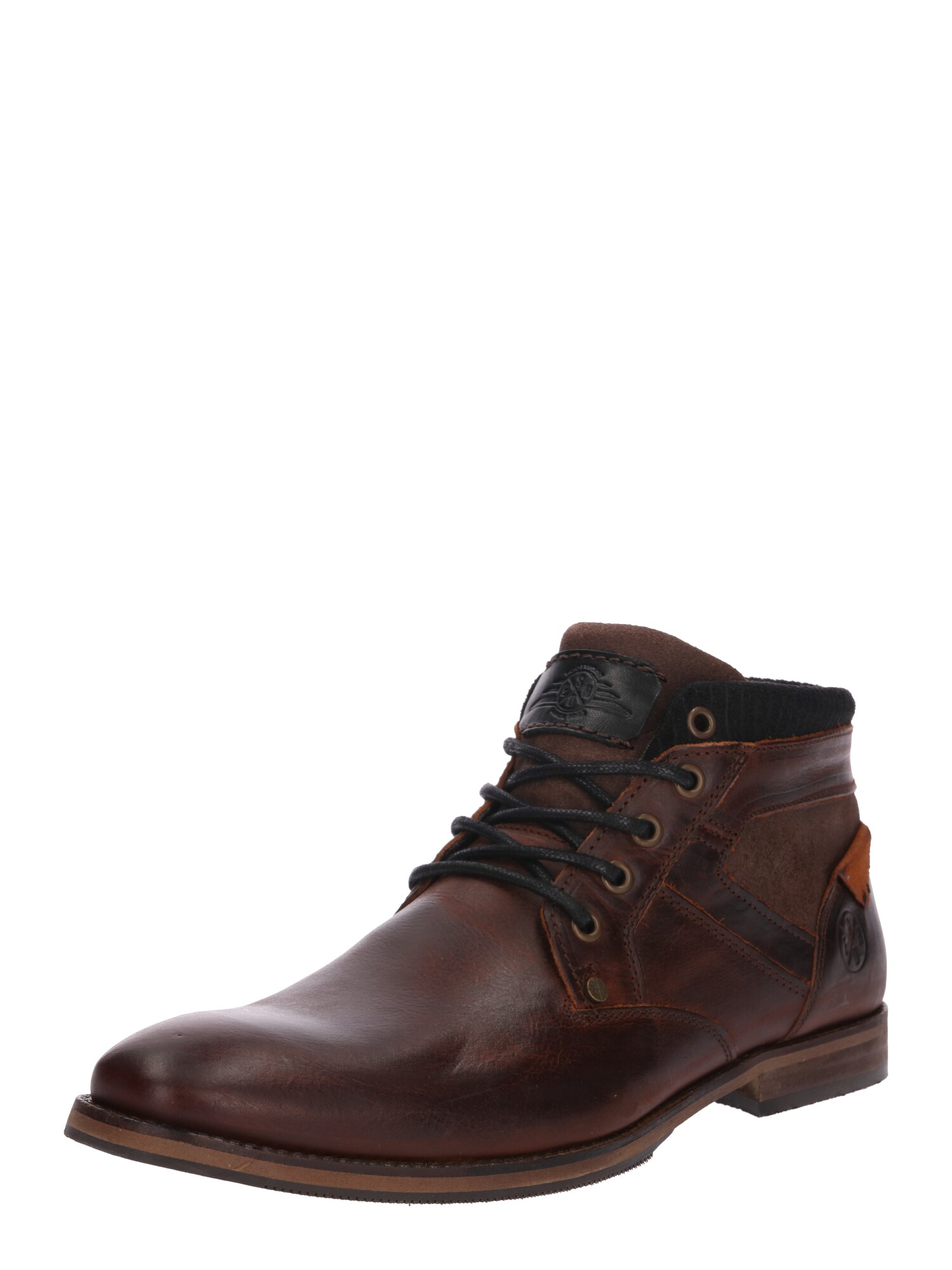 Bullboxer Heren Veterlaarzen Donkerbruin bullboxer kopen in de aanbieding