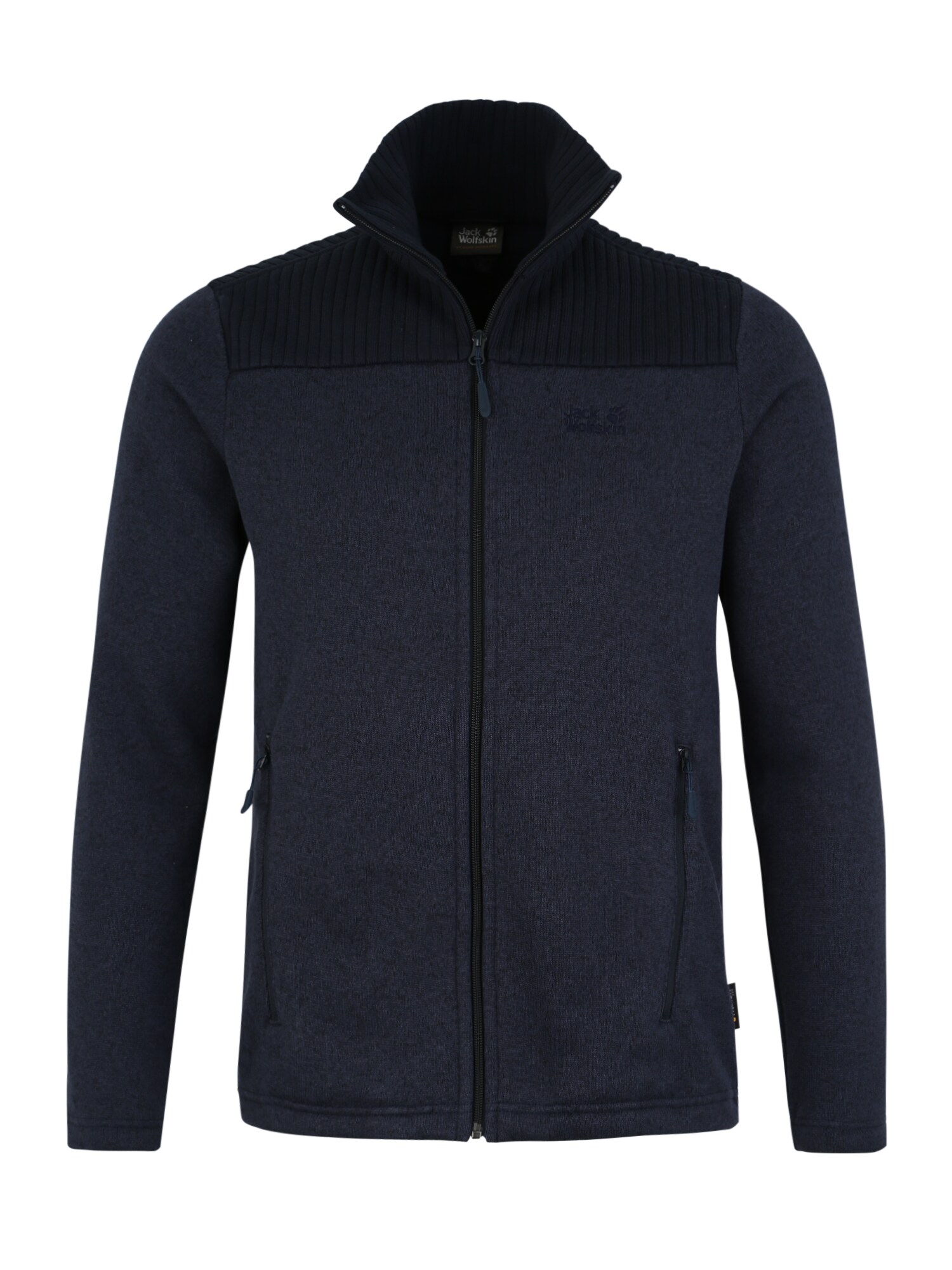 JACK WOLFSKIN Funkcinis flisinis džemperis 'Scandic'  nakties mėlyna / tamsiai mėlyna