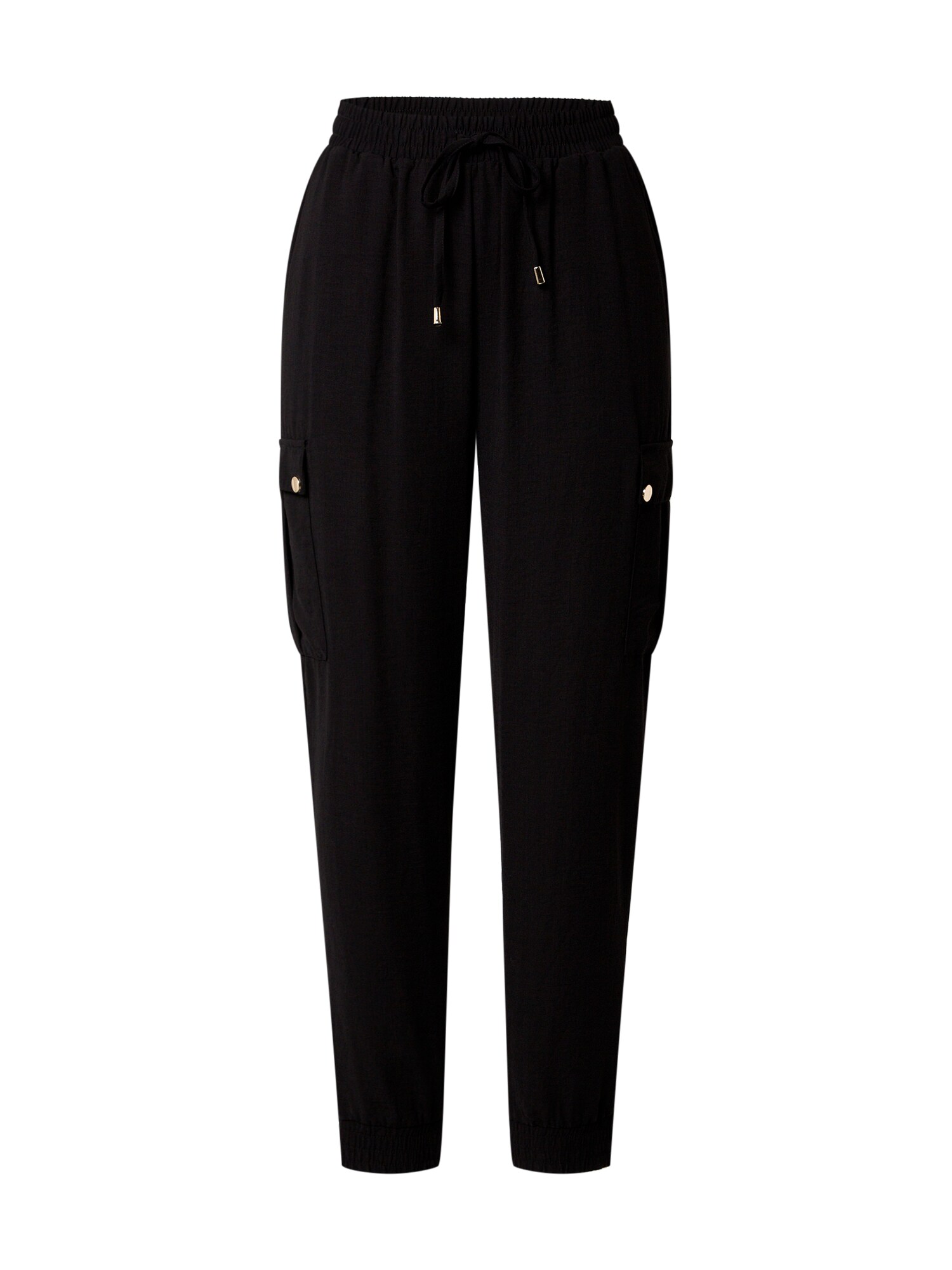 Dorothy Perkins Laisvo stiliaus kelnės  juoda