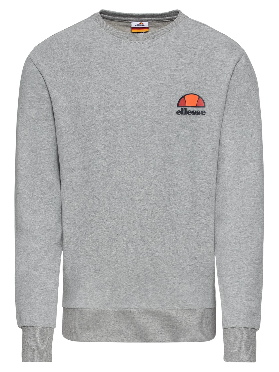 Sweatshirt 'Diveria' marinblå / ljusgrå / orange