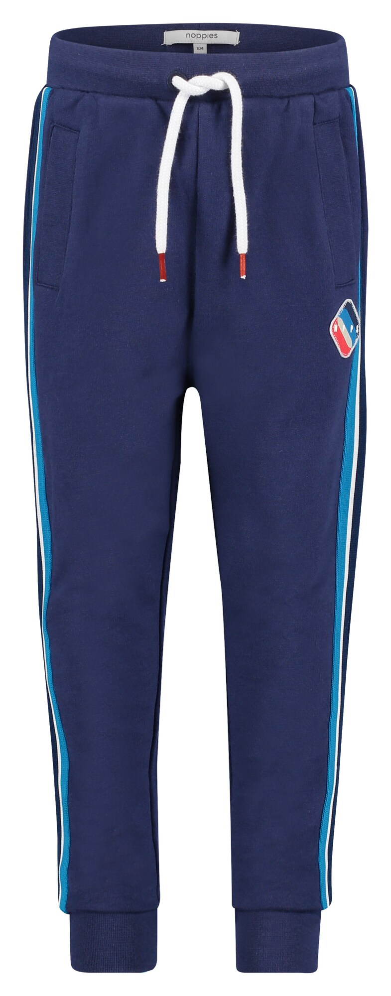 Noppies Jongens Broek Richmond Navy Lichtblauw Wit noppies kopen in de aanbieding