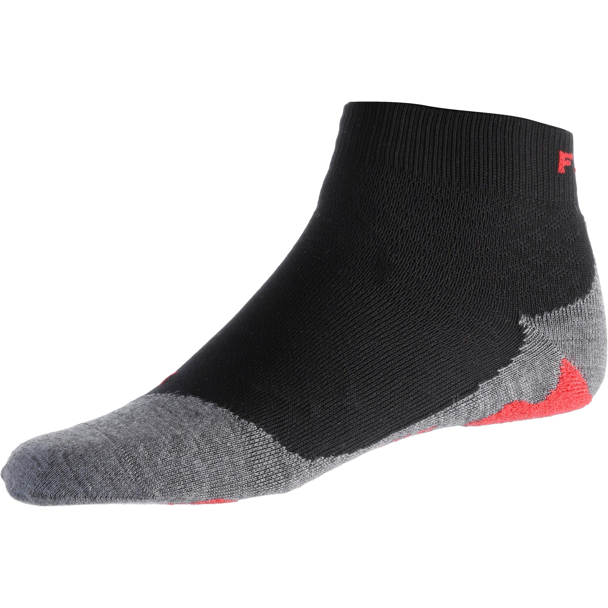 FALKE Calcetines deportivos  gris moteado / rojo / negro – imagen 7
