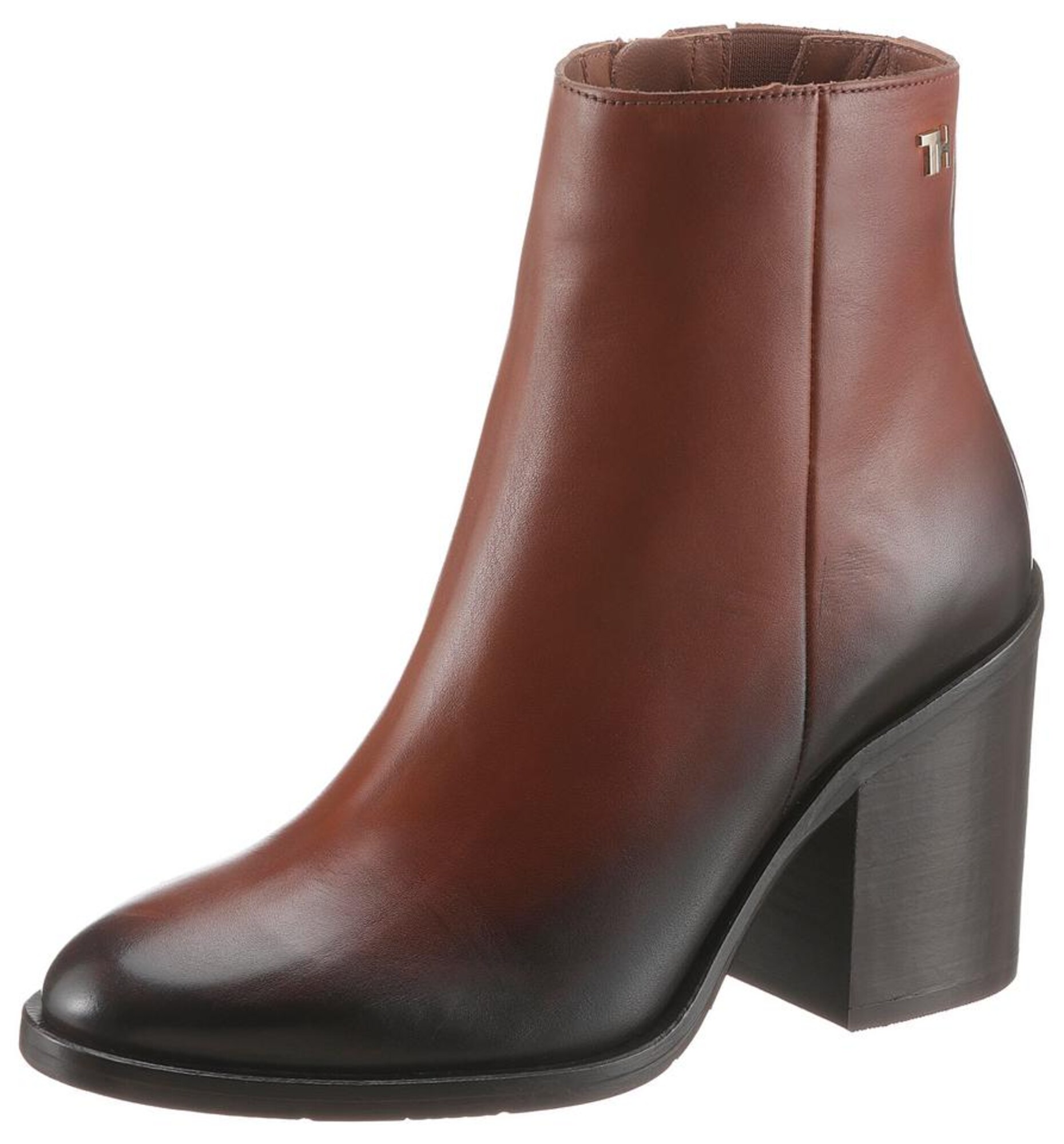 TOMMY HILFIGER Aulinukai  juoda / ruda