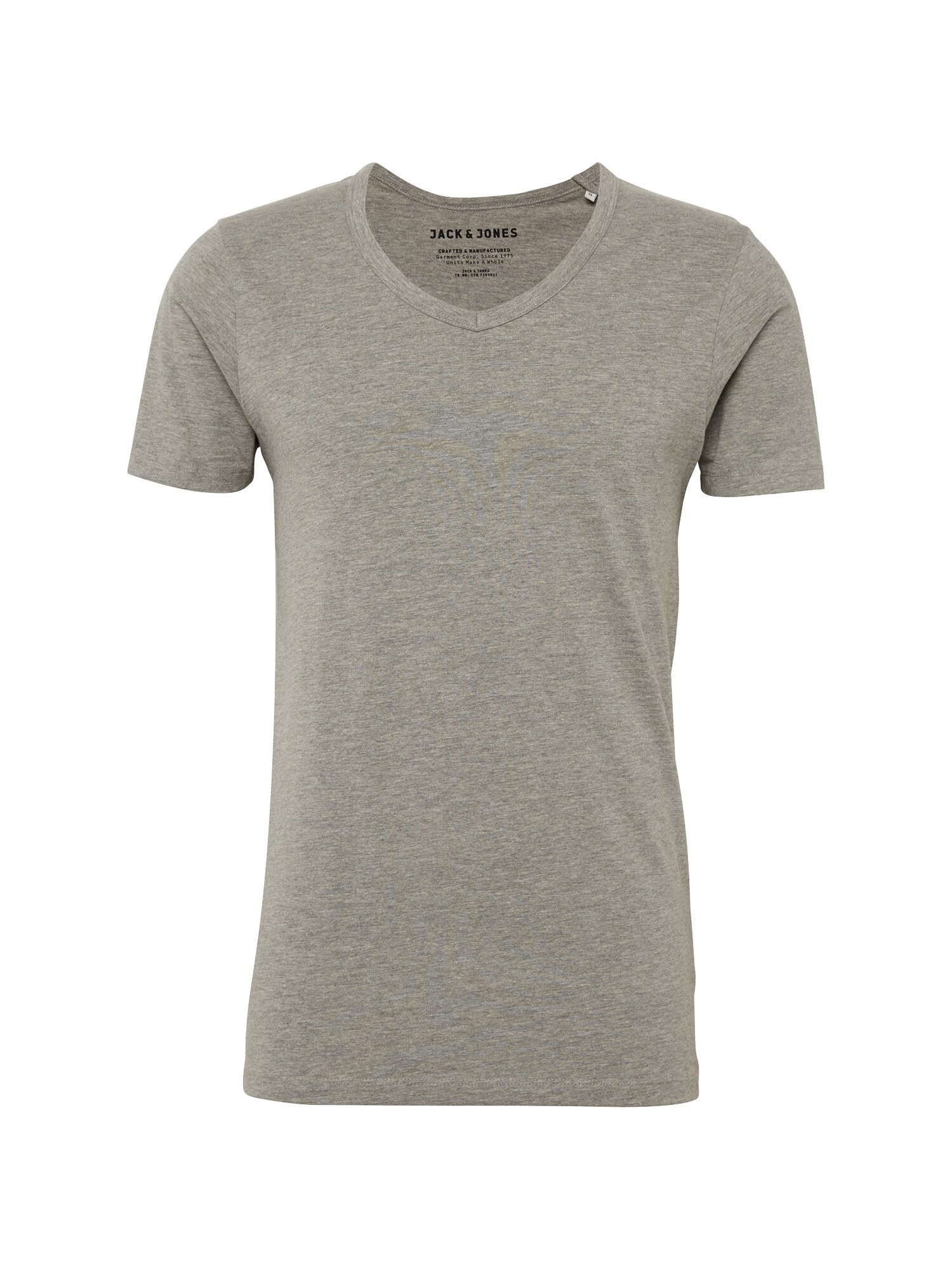 JACK & JONES Marškinėliai  margai pilka