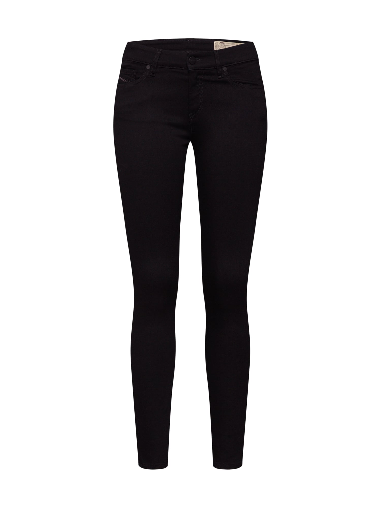 Diesel Dames Jeans Slandy 069Ef Zwart diesel kopen in de aanbieding