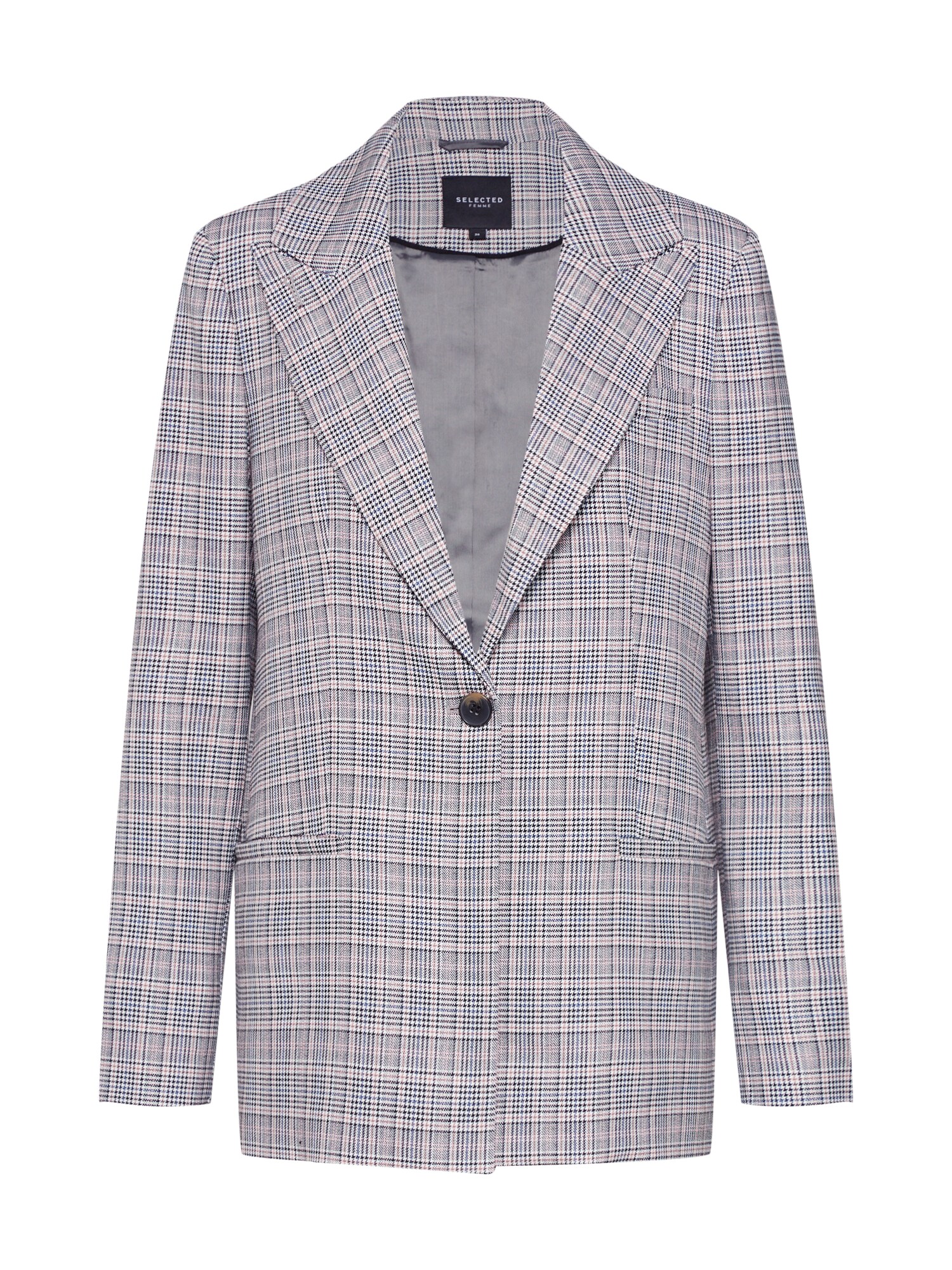 Selected Femme Dames Blazers Stella Grijs Zwart selected femme kopen in de aanbieding