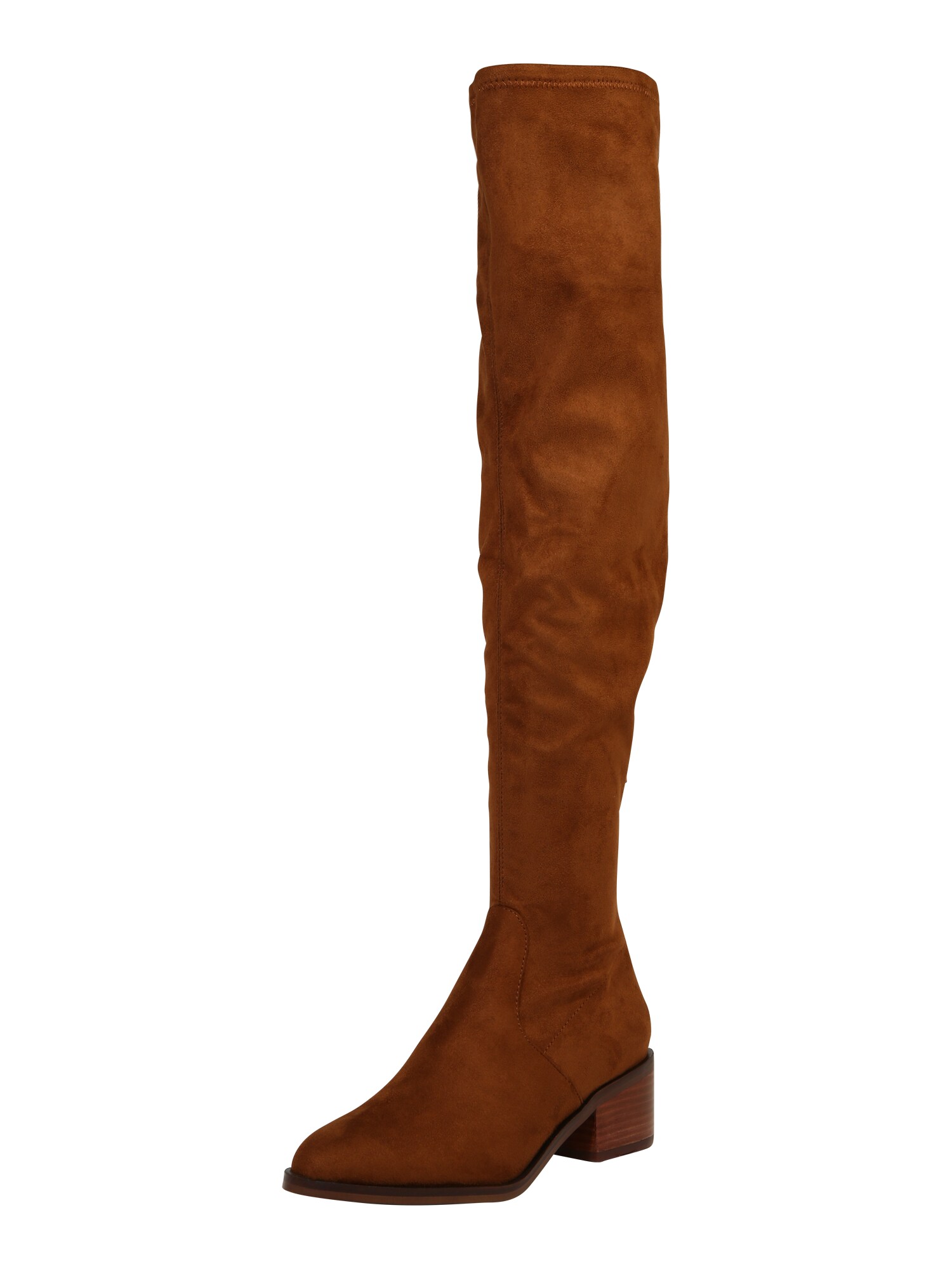 STEVE MADDEN Ilgaauliai batai virš kelių 'GEORGETTE'  ruda