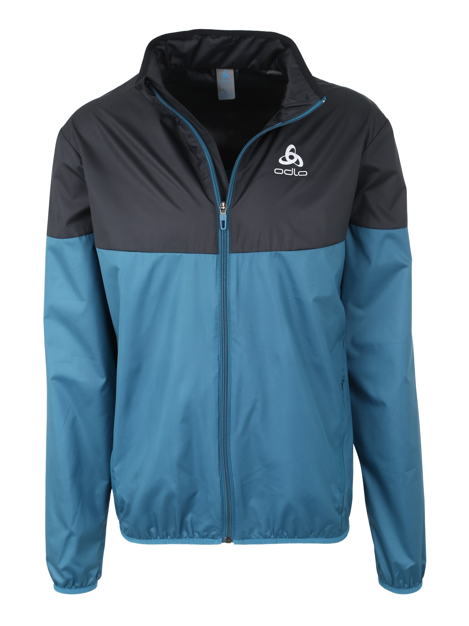 Odlo Heren Outdoorjas Core Light Blauw Zwart odlo kopen in de aanbieding