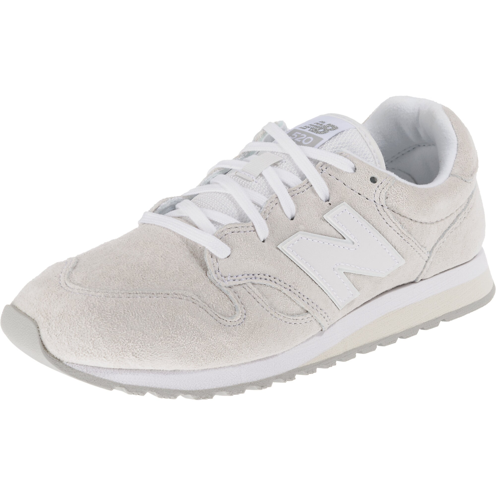 New Balance Dames Sneakers Laag Wl520 Camel Wit new balance kopen in de aanbieding