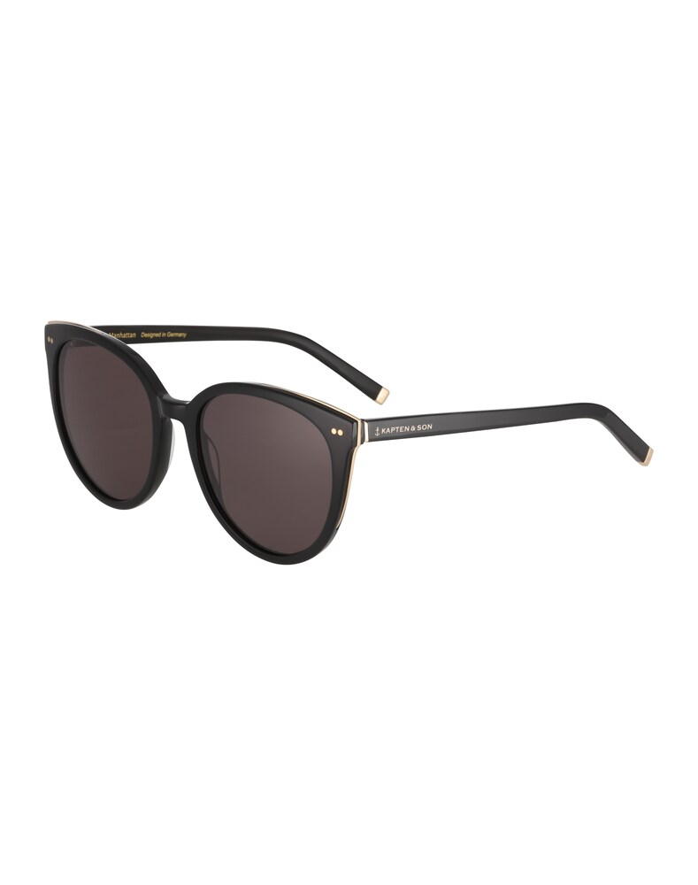 Kapten & Son Sonnenbrille 'Manhattan All Black' Herren Größe One Size schwarz