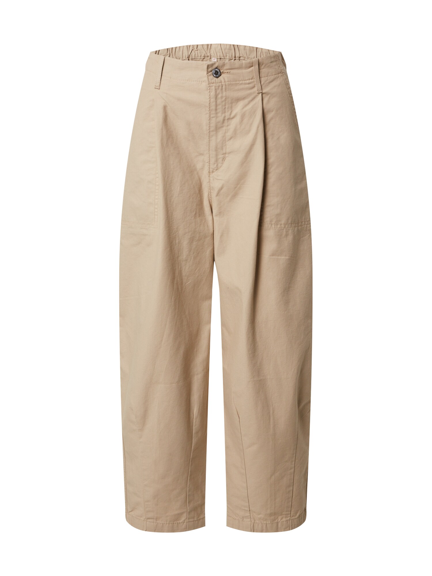 LEVI'S Klostuotos kelnės 'UTILITY PLEATED BALLOON'  smėlio