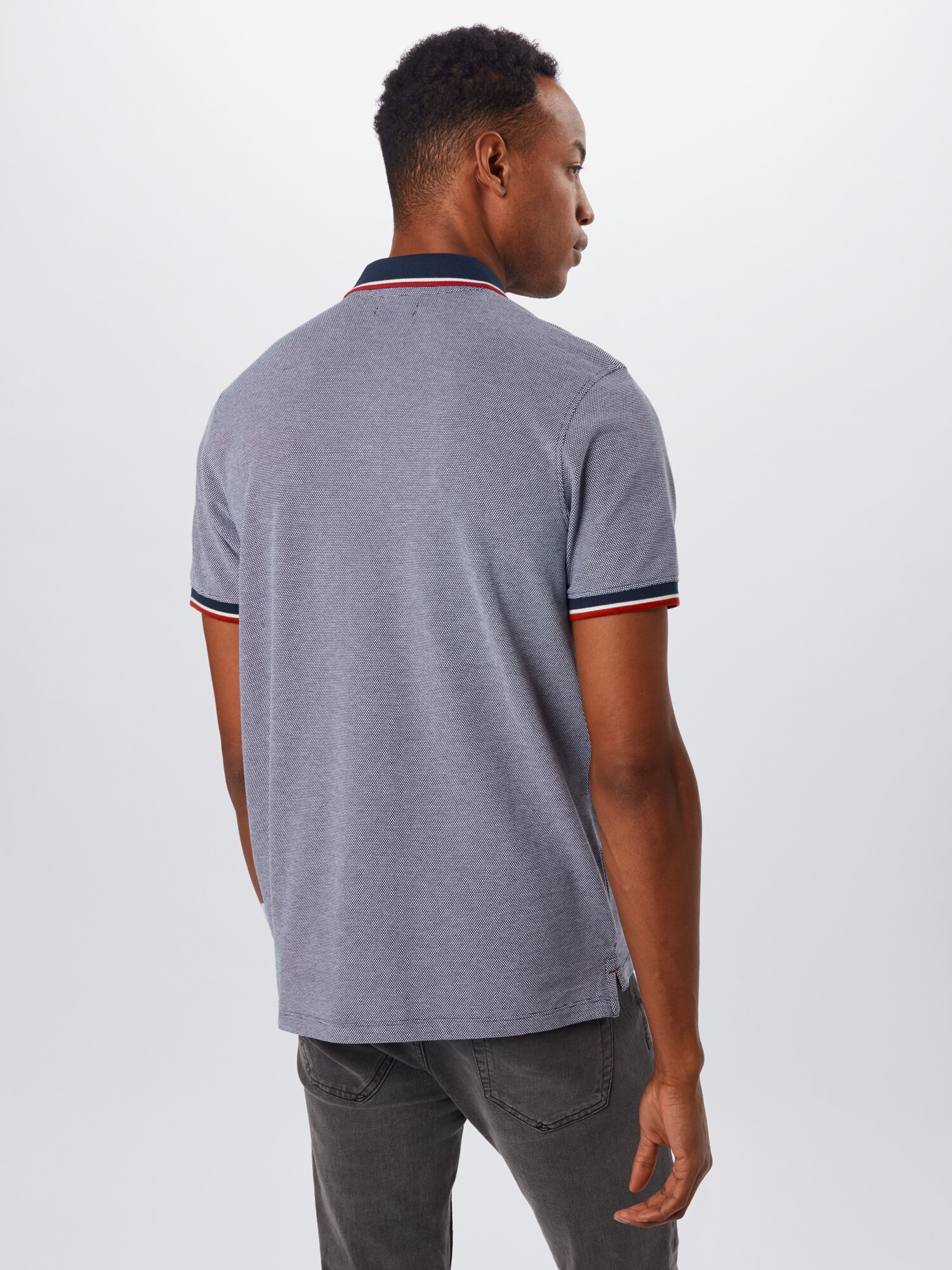 JACK & JONES Tričko 'JJBluwin' modrosivá (obrázok 3)