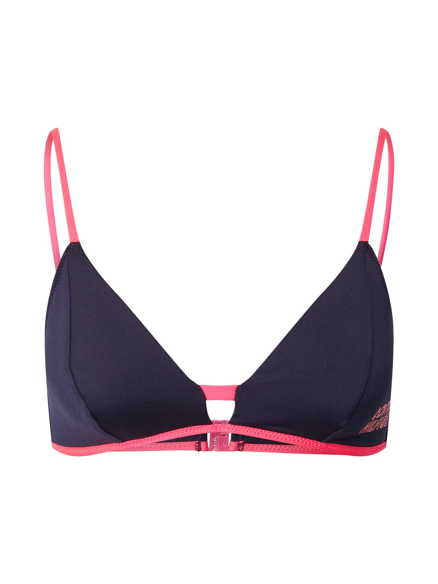 Tommy Hilfiger Underwear Bikinio viršutinė dalis  tamsiai mėlyna / neoninė rožinė