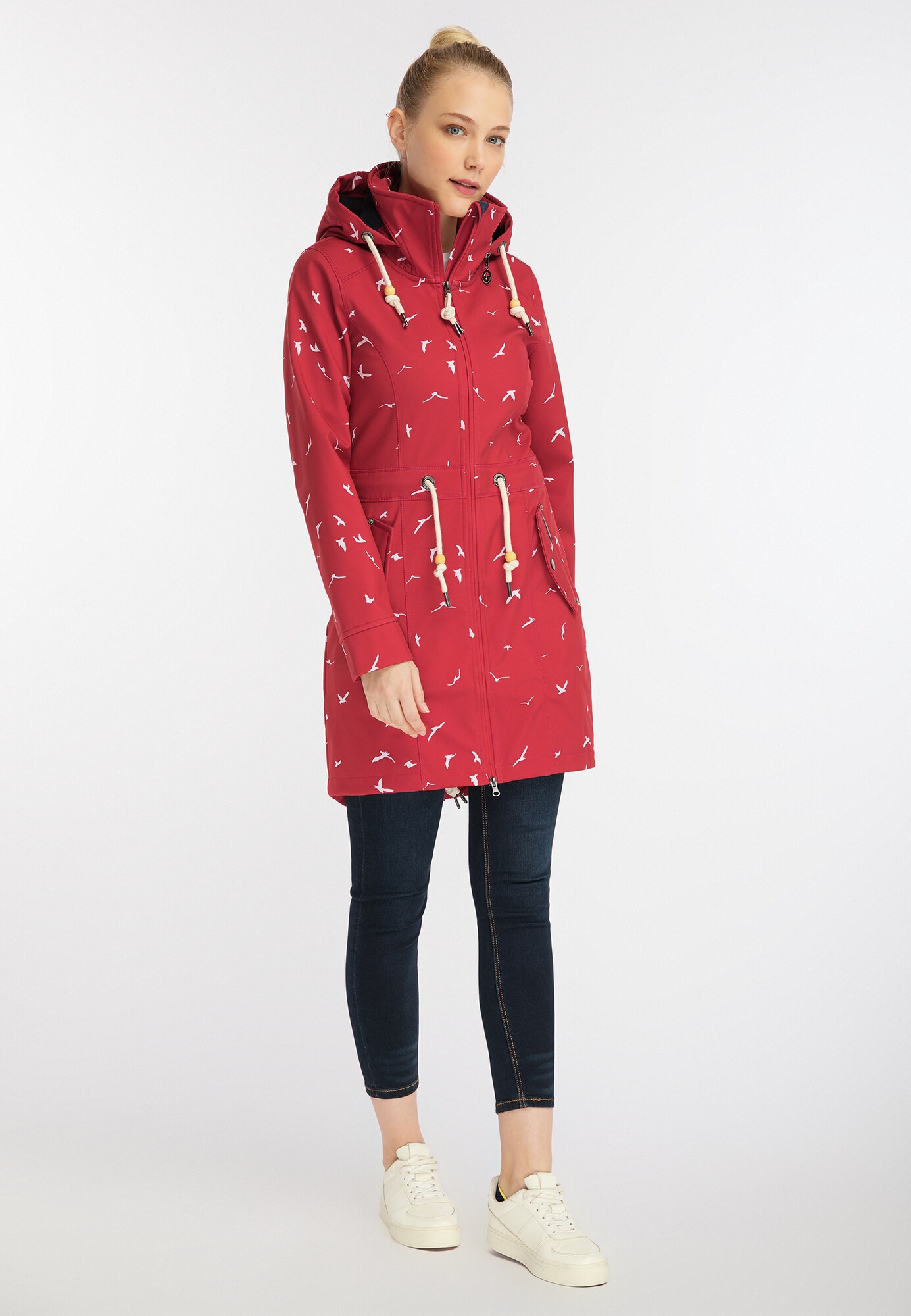 Schmuddelwedda Dames Tussenmantel Rood schmuddelwedda kopen in de aanbieding