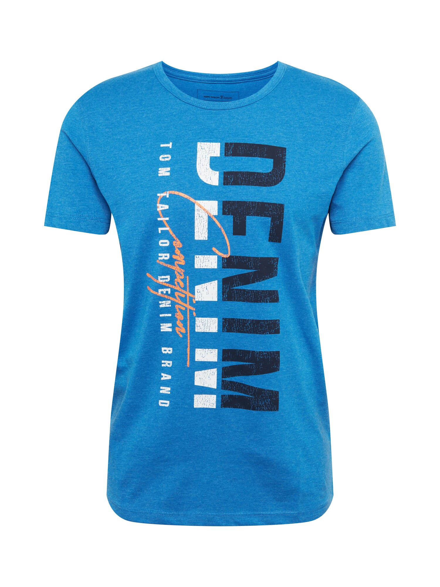 Tom Tailor Denim Heren Shirt Blauw tom tailor denim kopen in de aanbieding