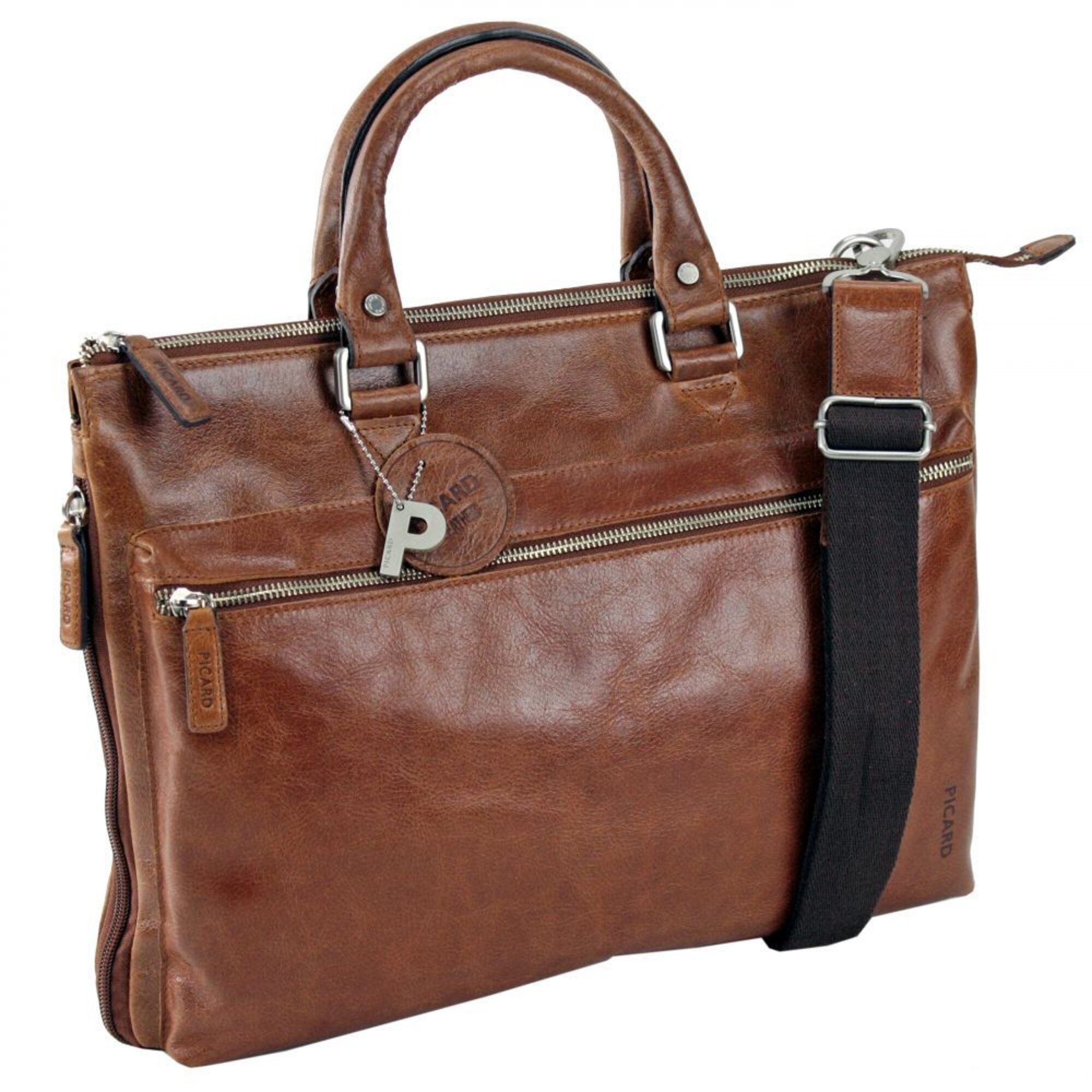 Picard Heren Aktentas Cognac picard kopen in de aanbieding