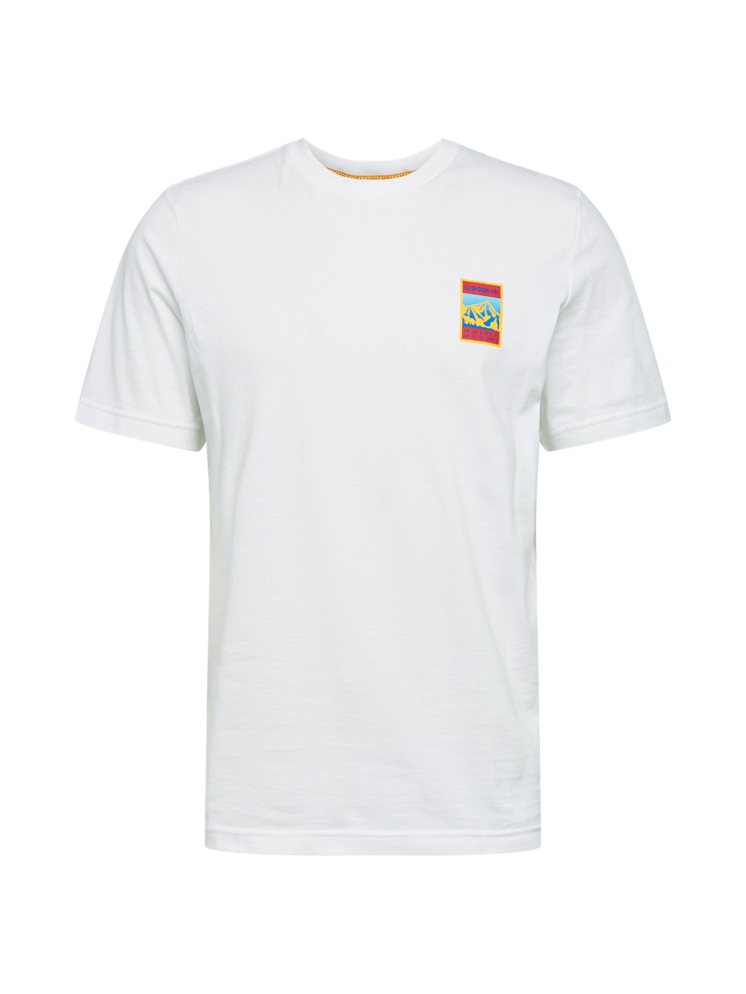 ADIDAS ORIGINALS Marškinėliai  balta / geltona / šviesiai mėlyna / šviesiai raudona