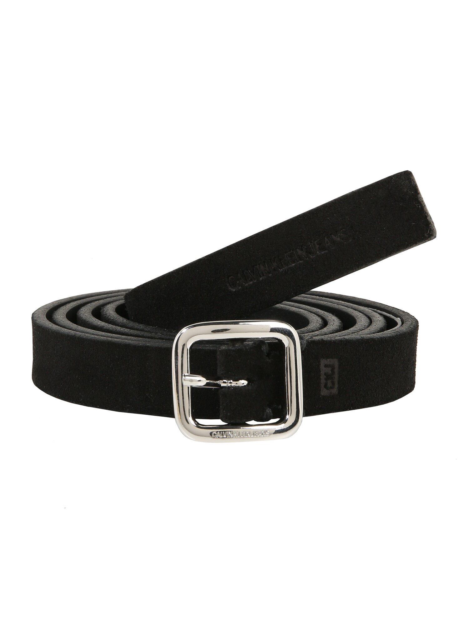 Calvin Klein Dames Riem J Skinny Belt 2Cm Zwart calvin klein kopen in de aanbieding