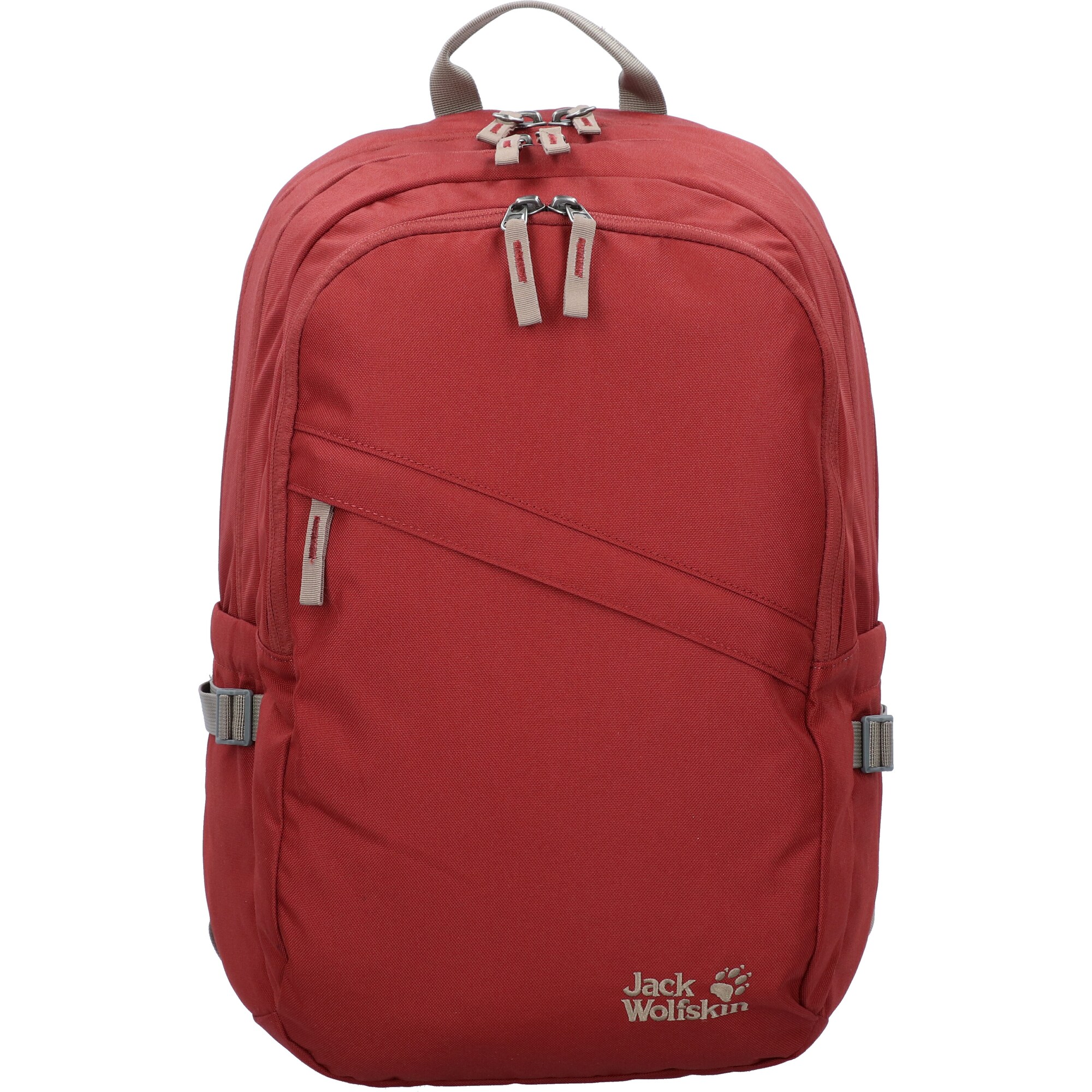 Jack Wolfskin Dames Rugzak Dayton Grijs Karmijnrood jack wolfskin kopen in de aanbieding