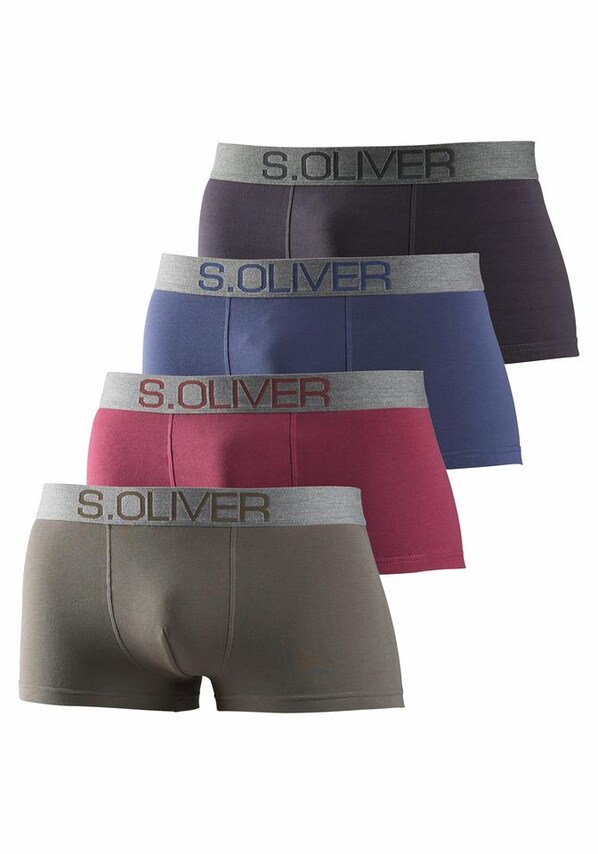 s.Oliver, Boxeralsók, kék, zöld, piros & fekete, 8 kép a 9 közül