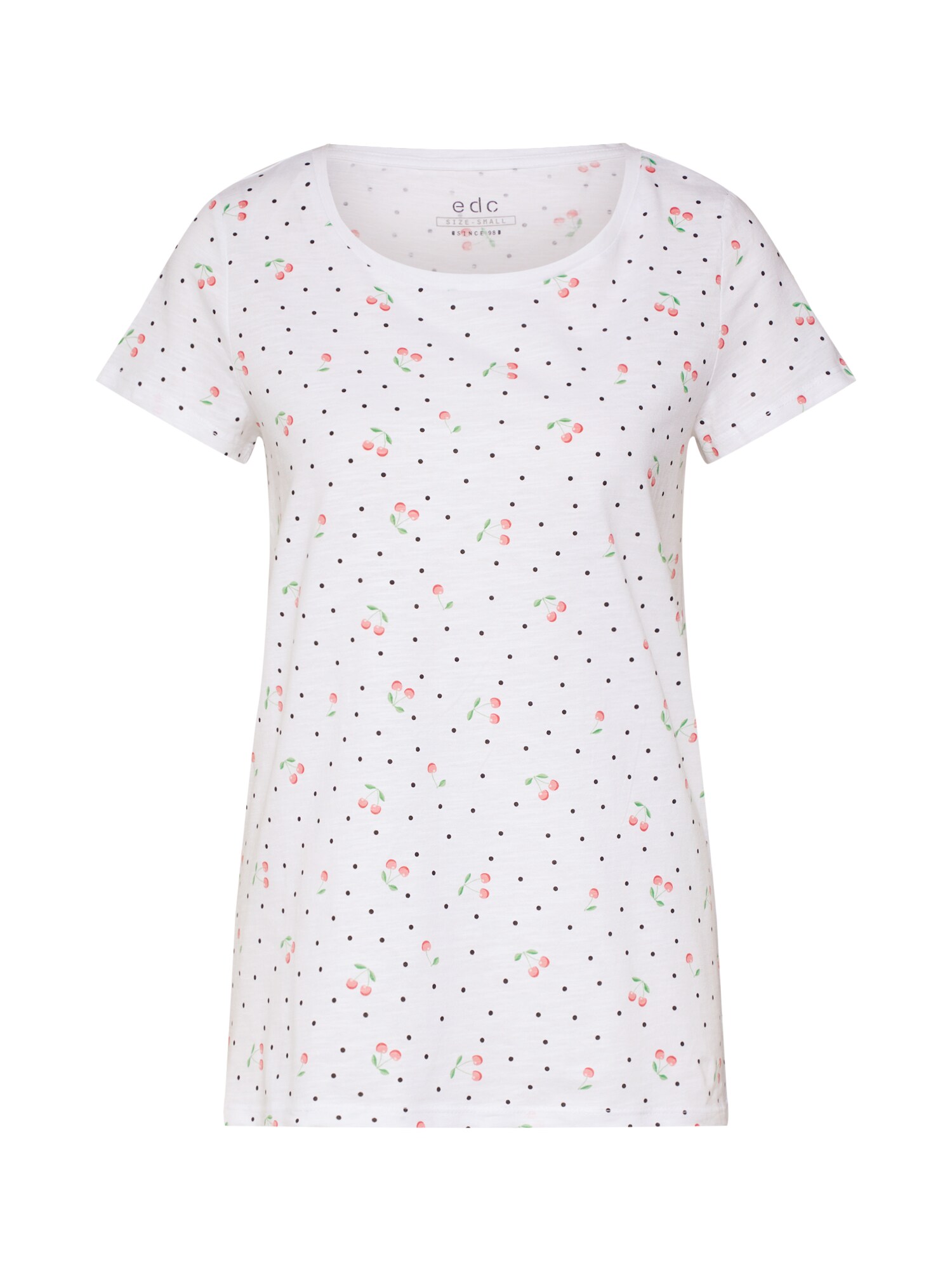 Edc By Esprit Dames Shirt Aop Fruits Bees Wit edc by esprit kopen in de aanbieding