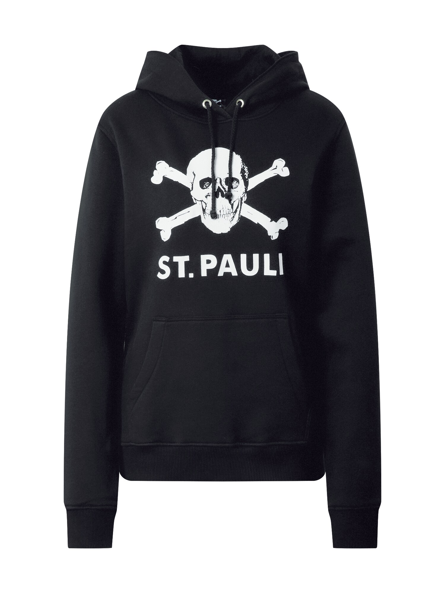 FC St. Pauli Sportinio tipo megztinis 'Totenkopf I'  juoda / balta