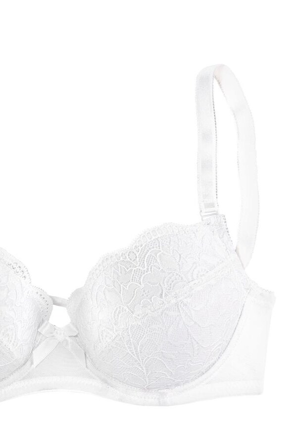 PETITE FLEUR, Melltartó, fekete & fehér, 3 kép a 5 közül