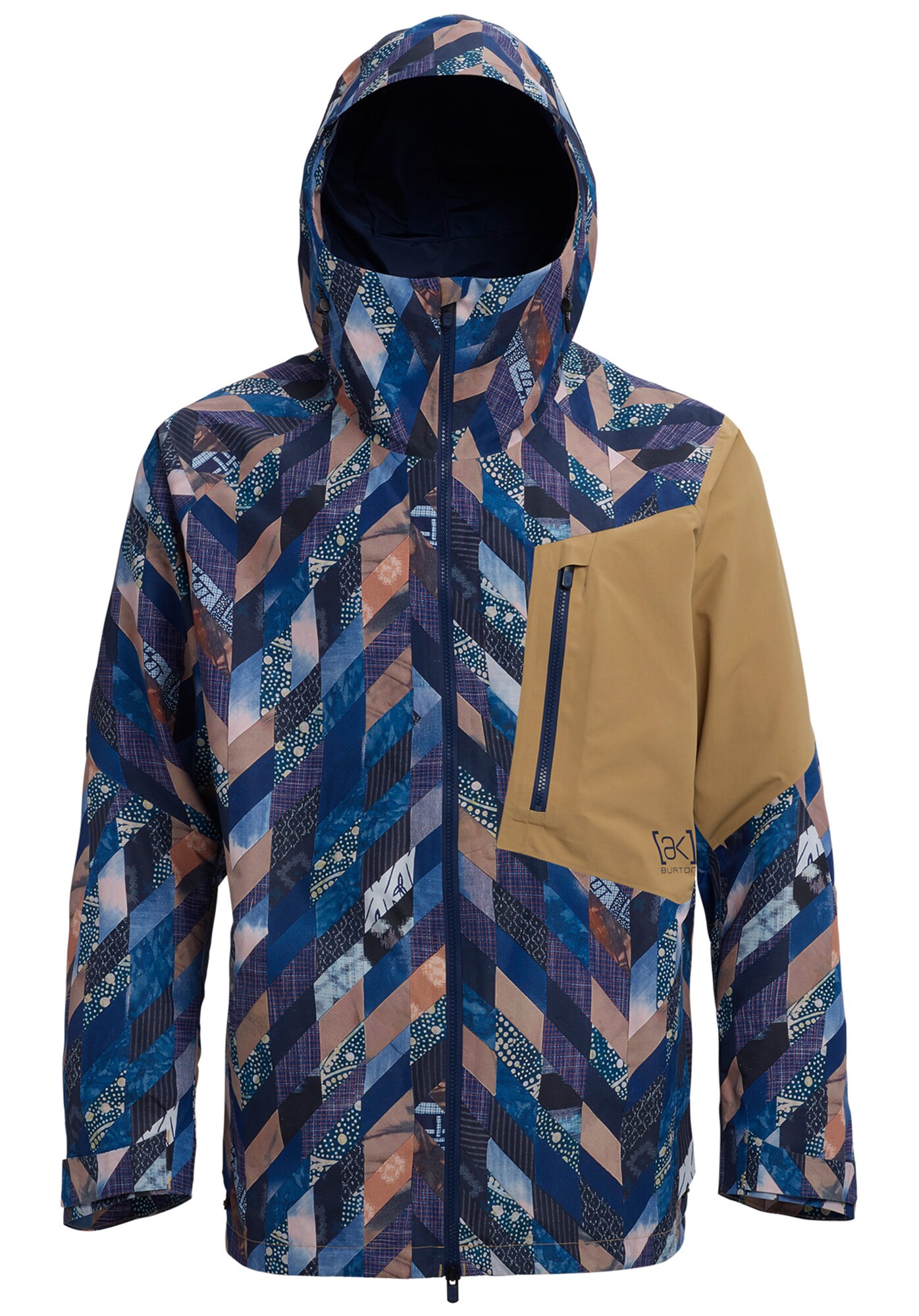 Burton Heren Sportjas Ak Gore Cyclic Blauw Gemengde Kleuren burton kopen in de aanbieding