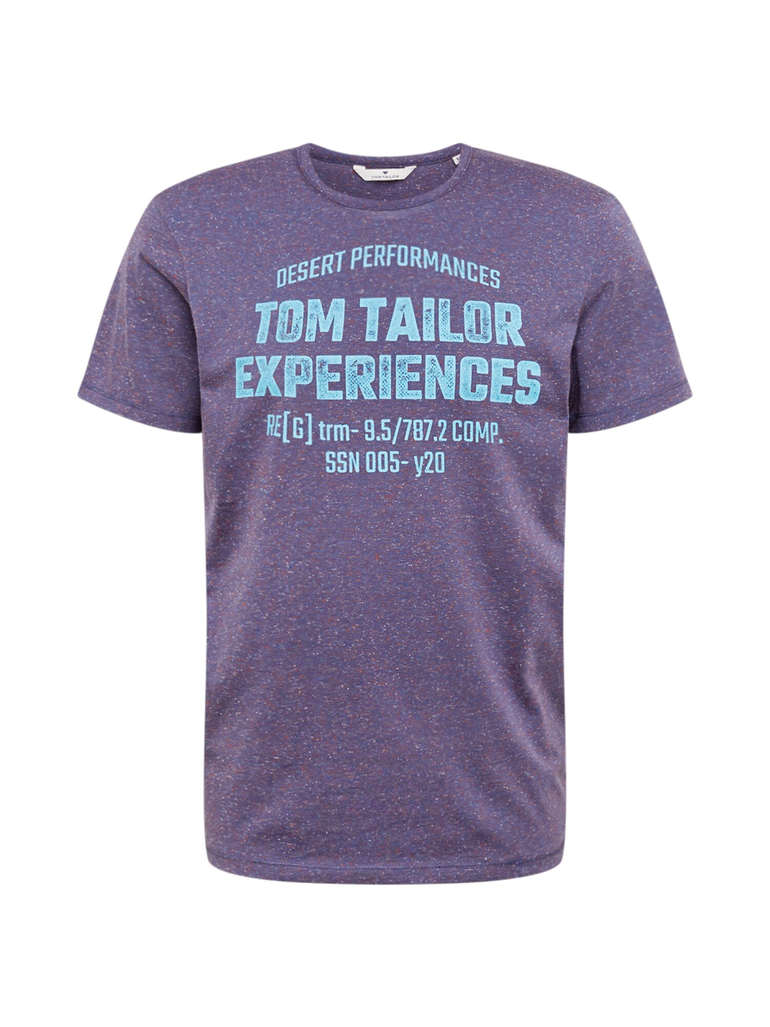 TOM TAILOR Marškinėliai  šviesiai mėlyna / purpurinė