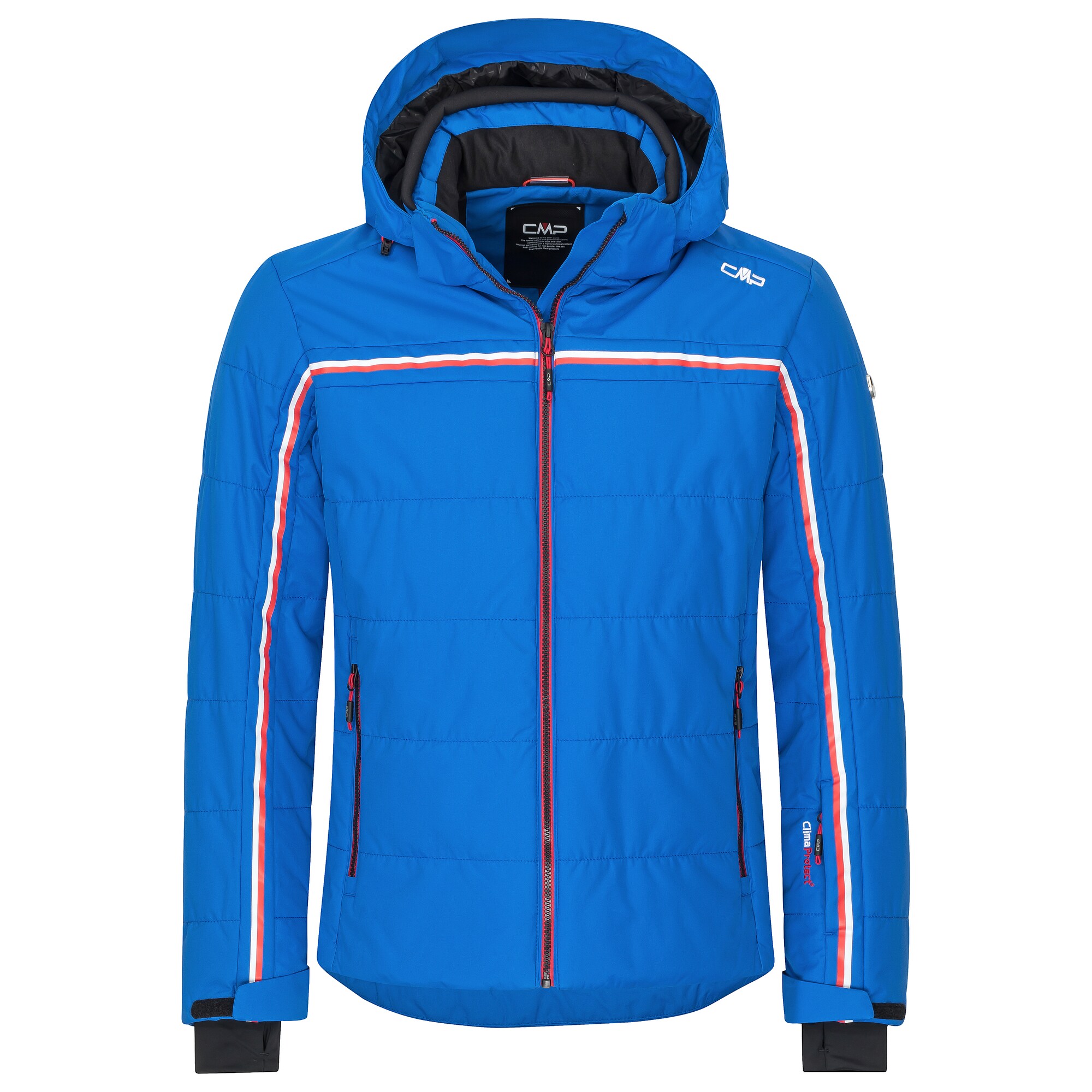 Cmp Heren Outdoorjas 38W0537 N950 Blauw Oranjerood Wit cmp kopen in de aanbieding