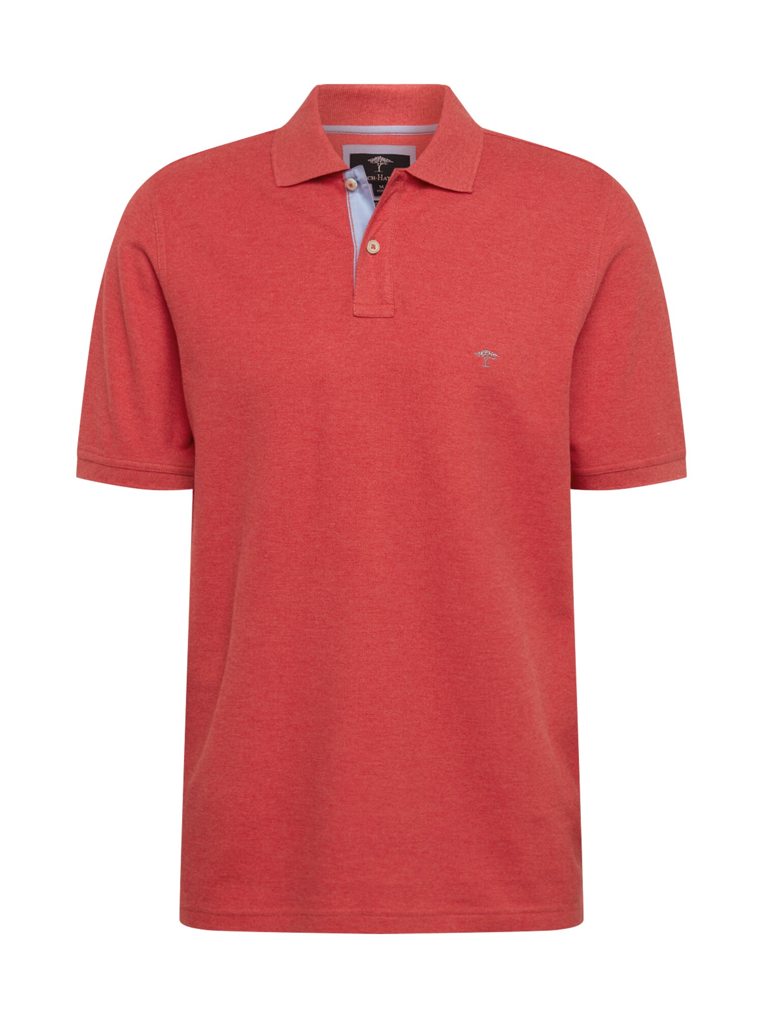 Fynchhatton Fynch Hatton Heren Shirt Polo Melange Koraal fynchhatton kopen in de aanbieding