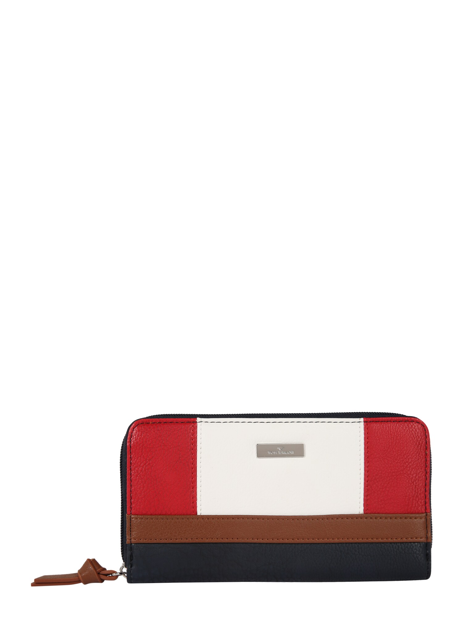 TOM TAILOR Pénztárcák 'Juna'  sötétkék / barna / piros / fehér akciós termékkép 1