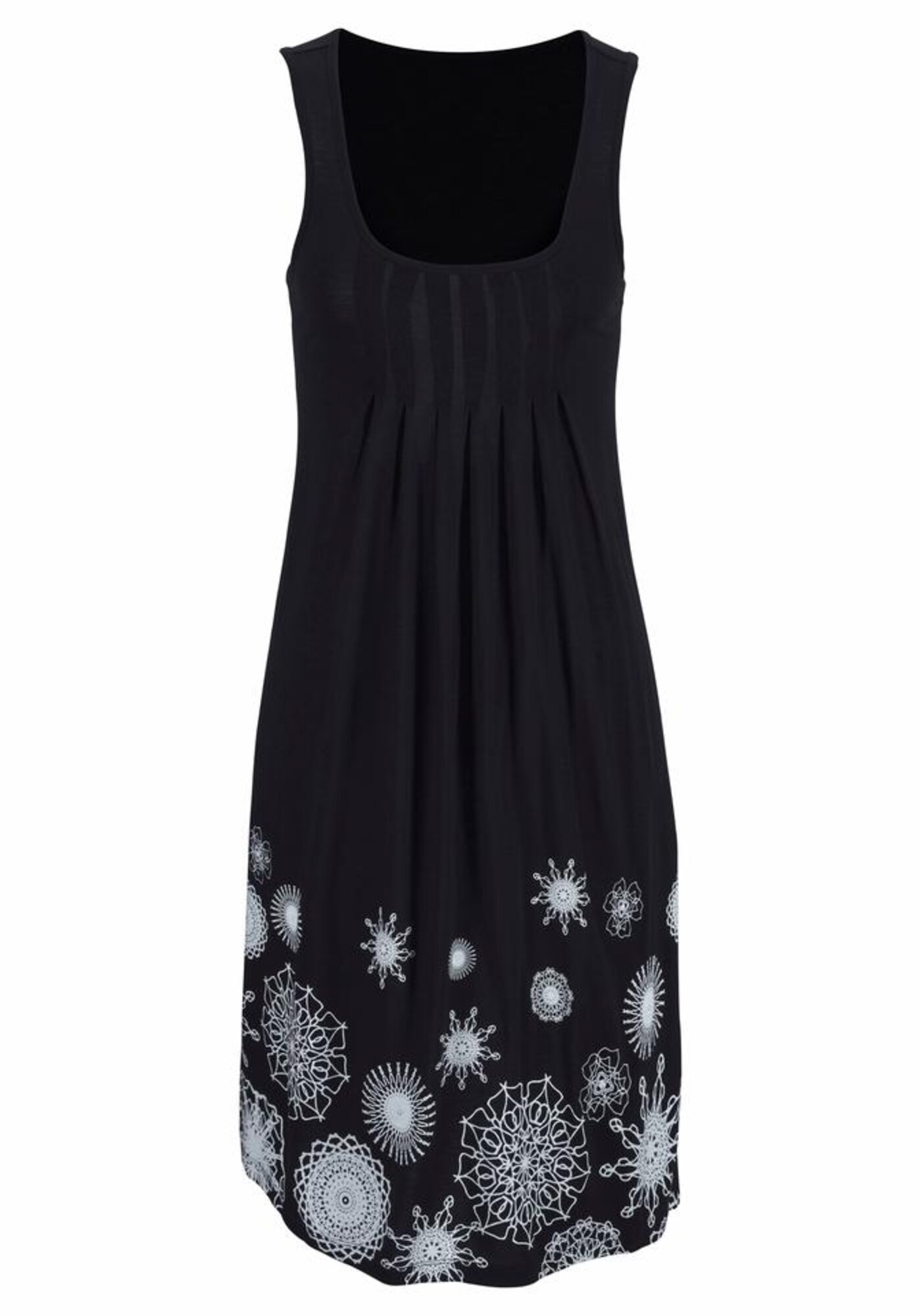BEACH TIME Vestido de praia  preto / branco
