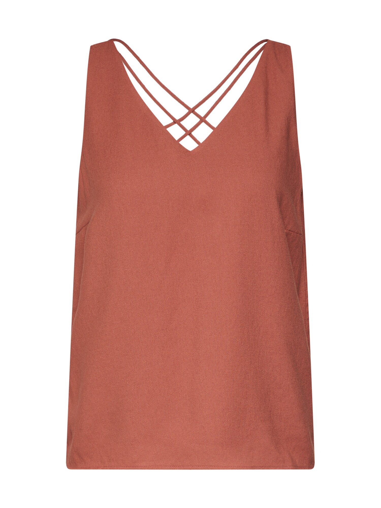 Vero Moda Dames Top Roestbruin vero moda kopen in de aanbieding