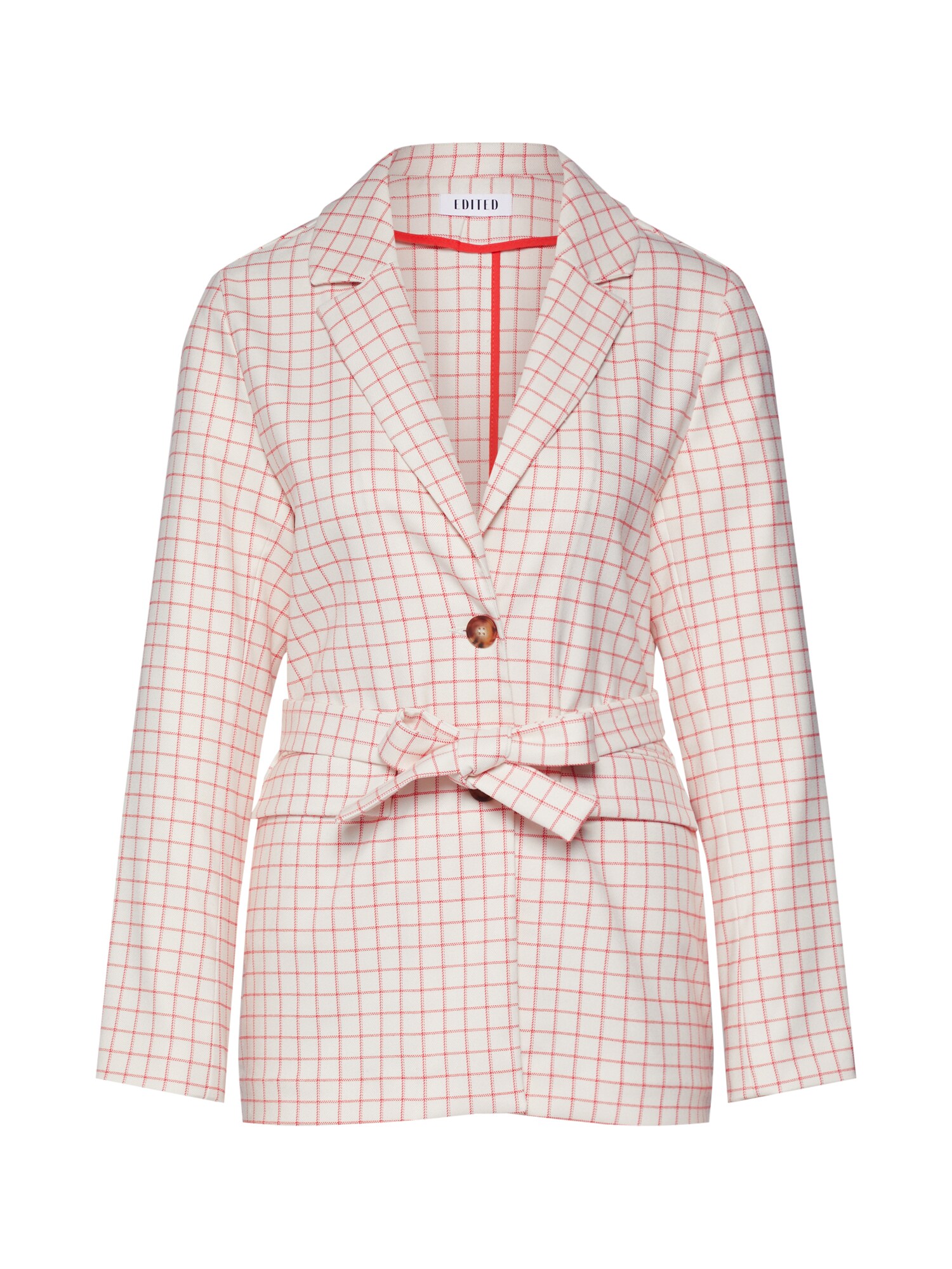 EDITED Blazer švarkas 'Calla'  raudona / balta