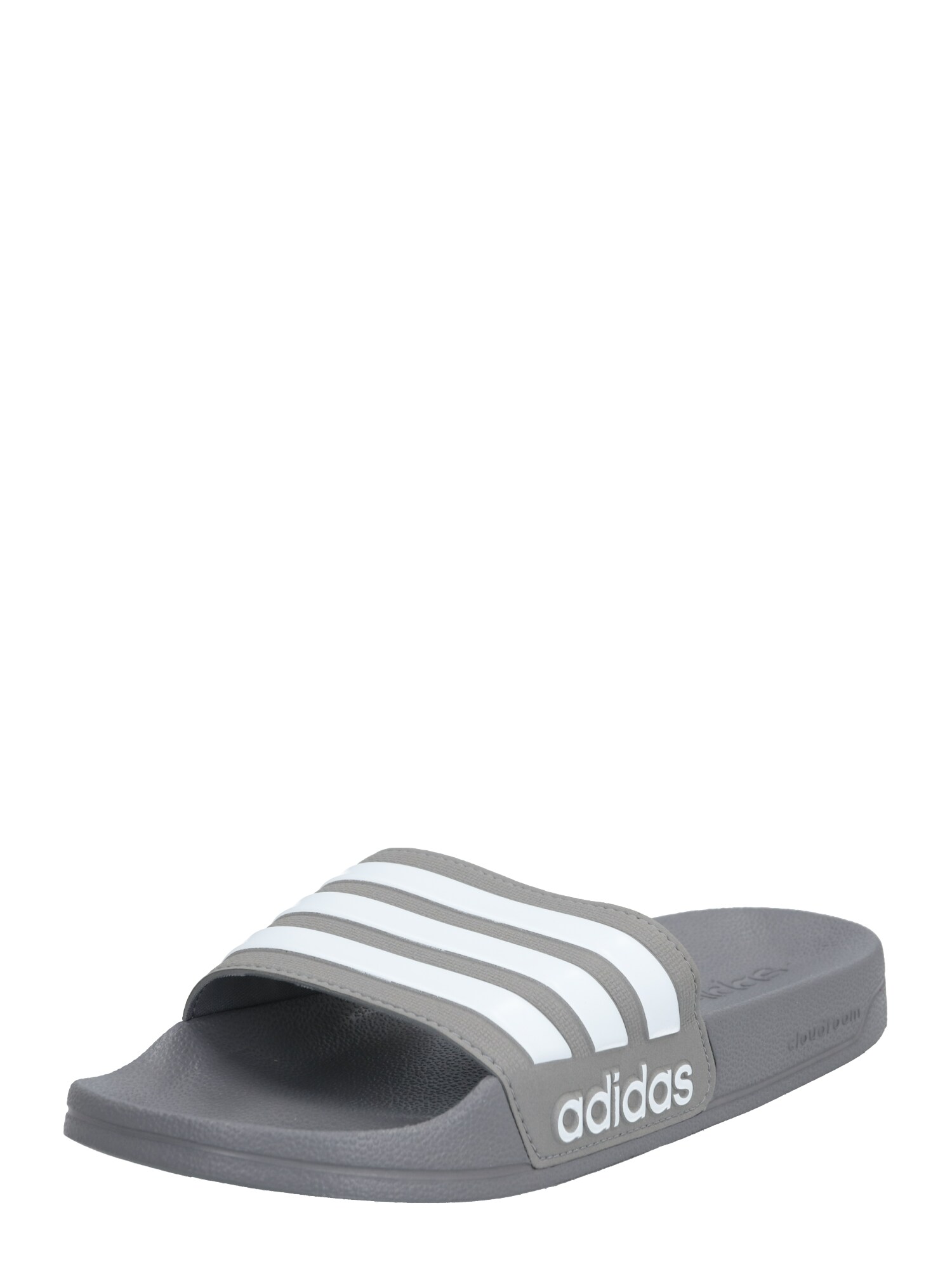 ADIDAS PERFORMANCE Sandalai / maudymosi batai 'Adilette'  pilka / balta