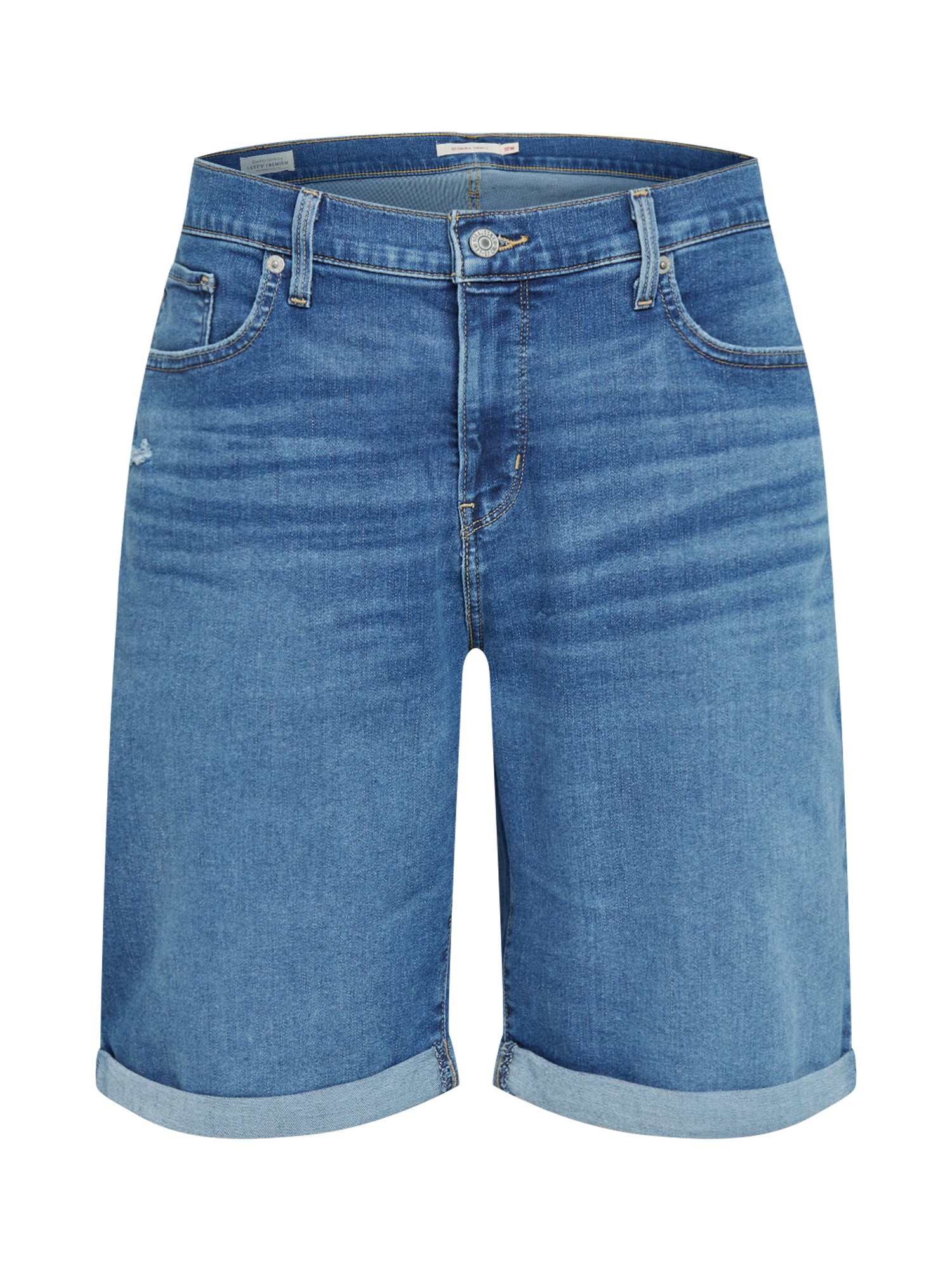 Levi's® Plus Džinsai 'PL SHAPING BERMUDA'  tamsiai (džinso) mėlyna