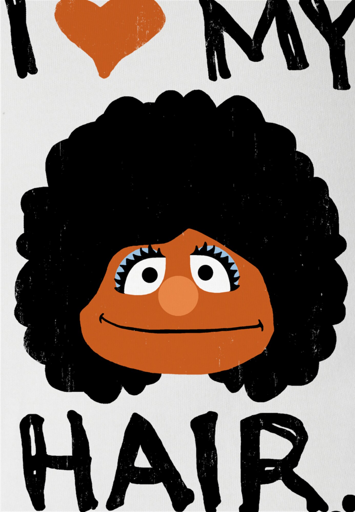 Thumbnail - T-Shirt "I Love My Hair"