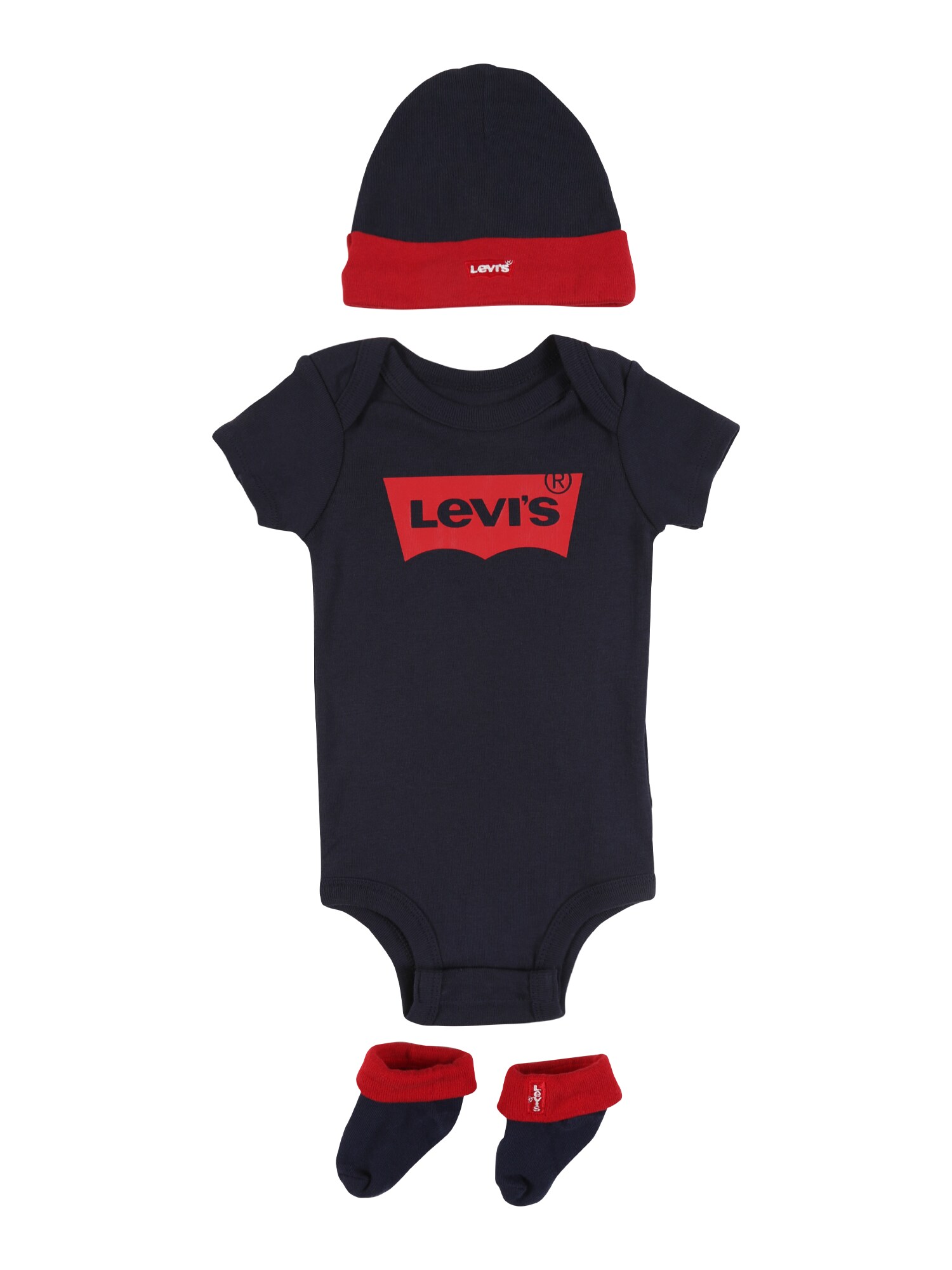 Levi's Kids Kezeslábas  tengerészkék / világospiros akciós termékkép 1