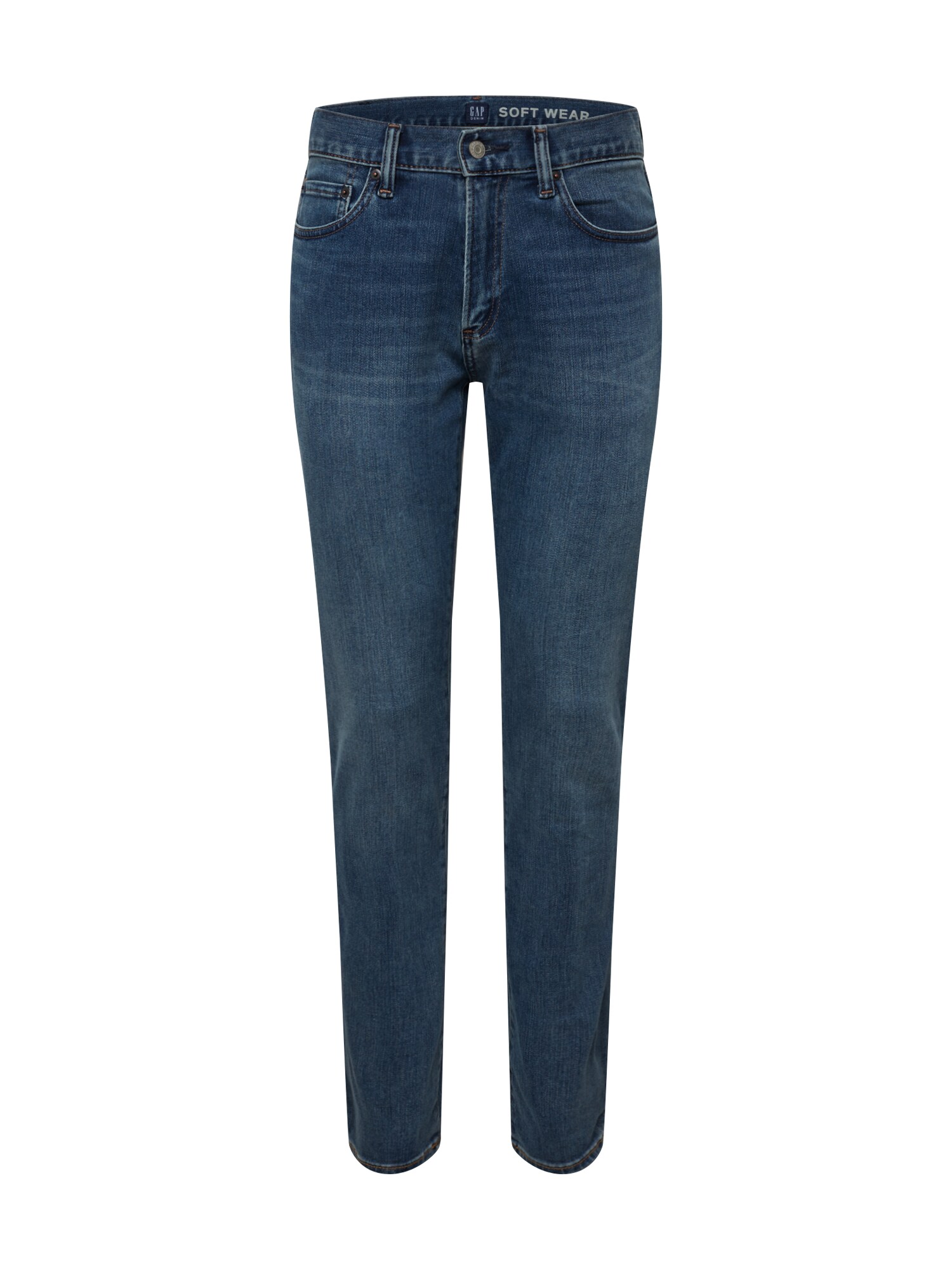 GAP Džinsai 'SKINNY SOFT DENIM MED WORN'  tamsiai (džinso) mėlyna