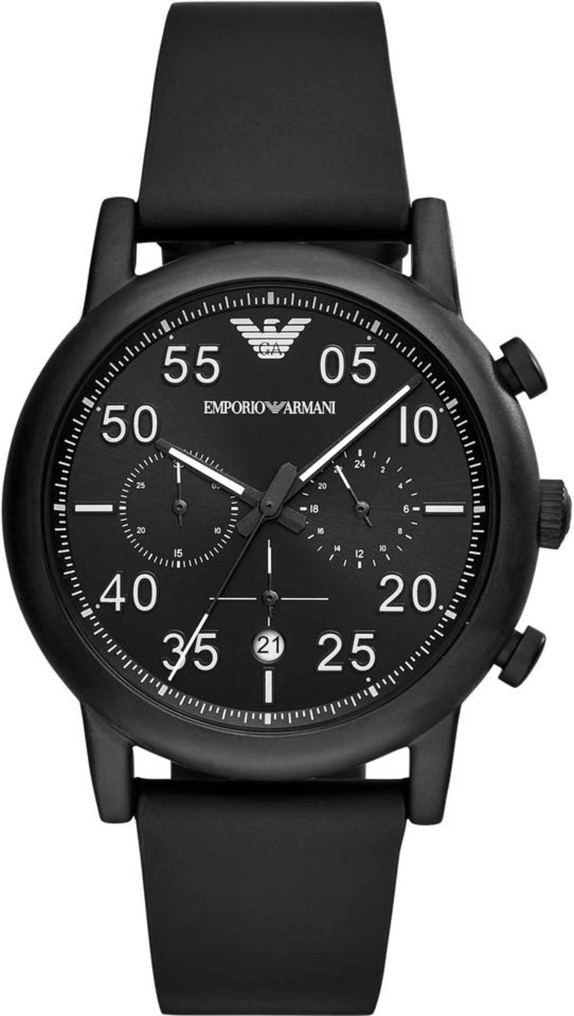 Emporio Armani Chronograph-Uhr schwarz