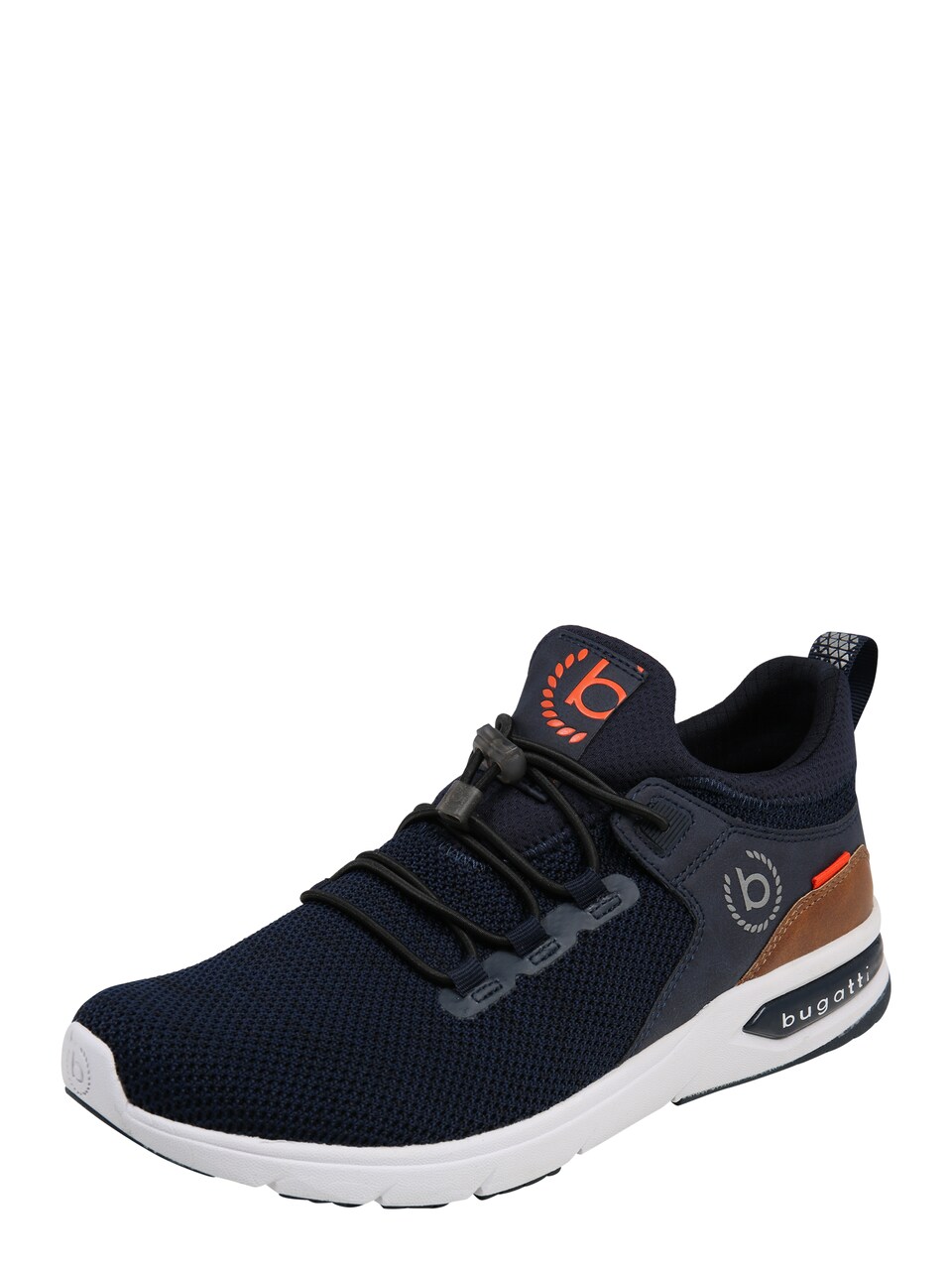 Låg sneaker mörkblå / brun / antracit