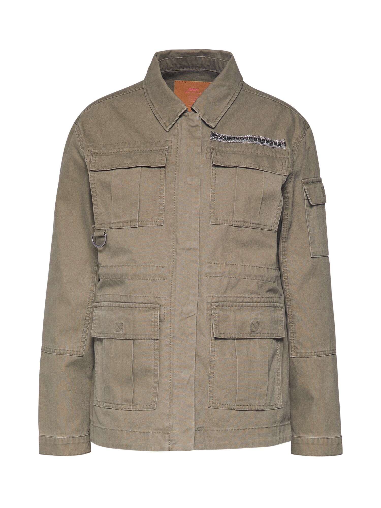 ONLY Demisezoninė striukė 'ONLSARITA-JUANA CARGO JACKET PNT'  alyvuogių spalva
