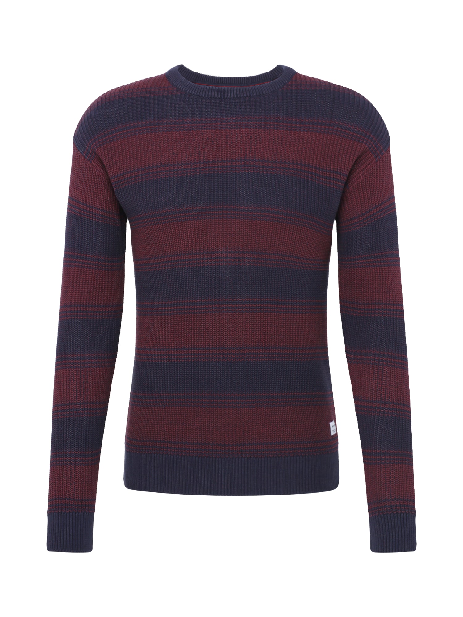 JACK & JONES Pullover dunkelblau / weinrot