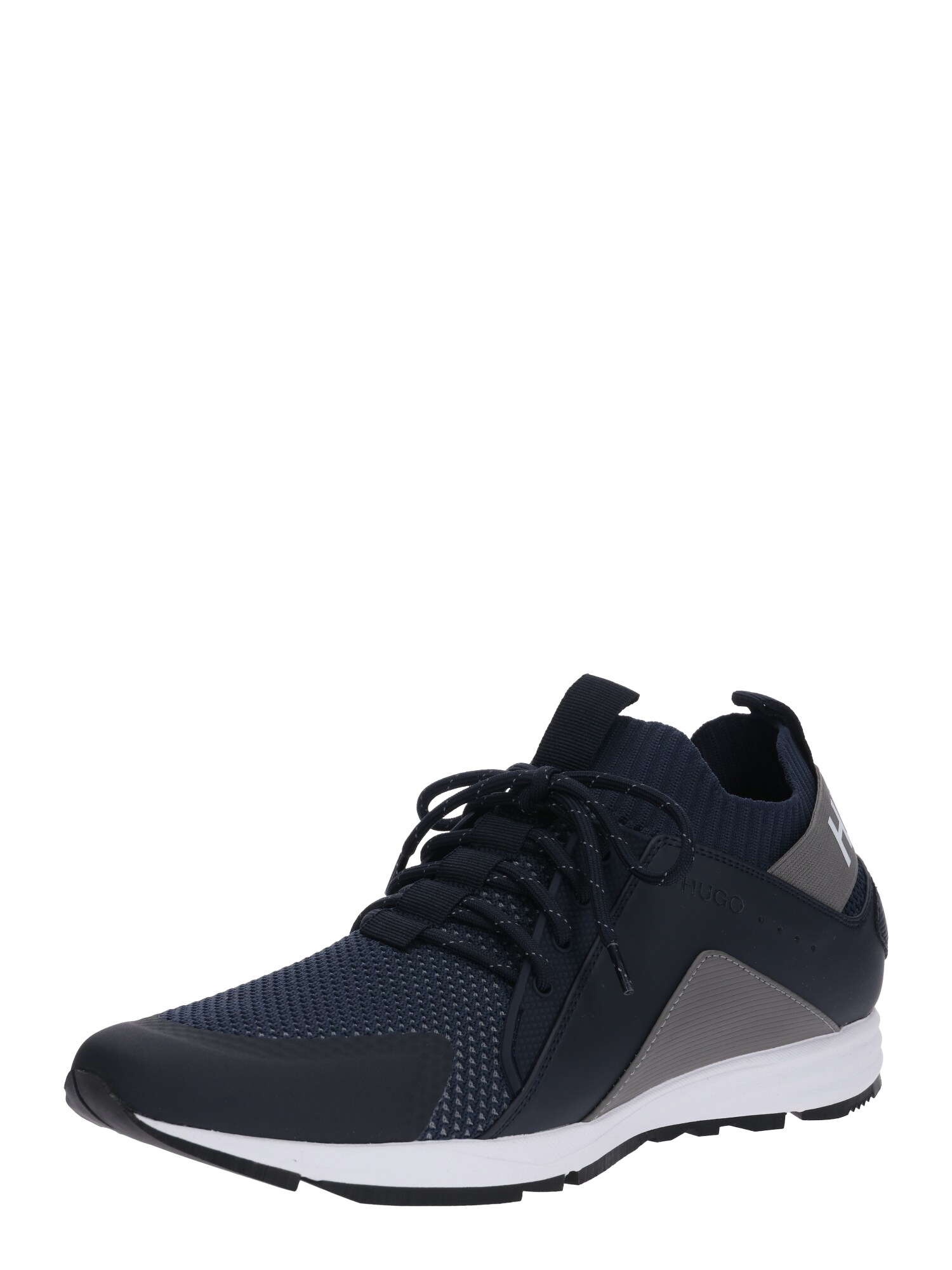 Hugo Heren Sneakers Laag Hybrid Runn Knbc Donkerblauw hugo kopen in de aanbieding